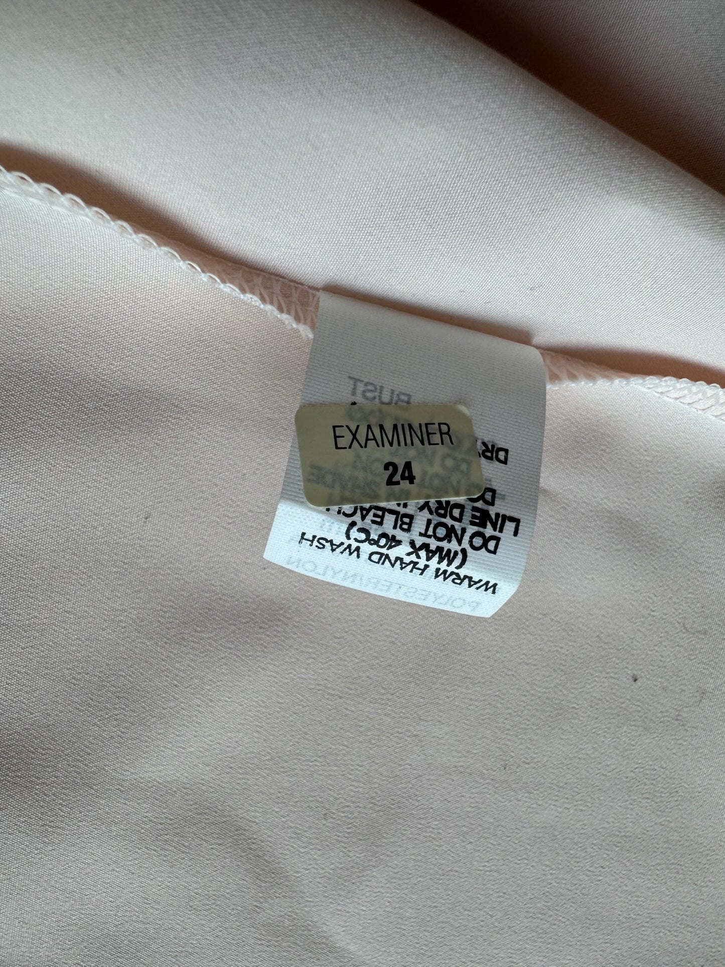 Vintage Diamond Cut Peach Robe