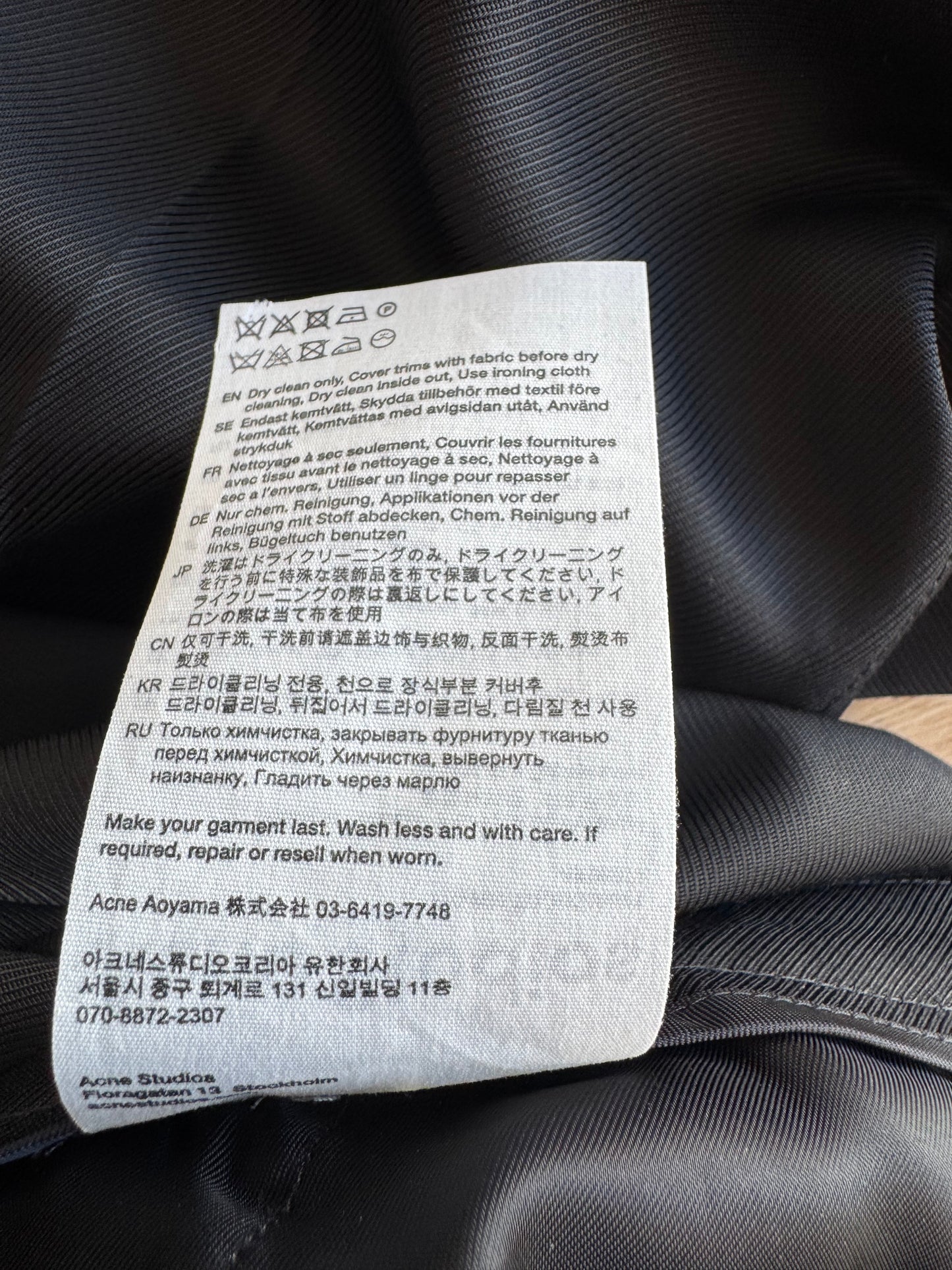 Acne Studios Black Pants - size 48