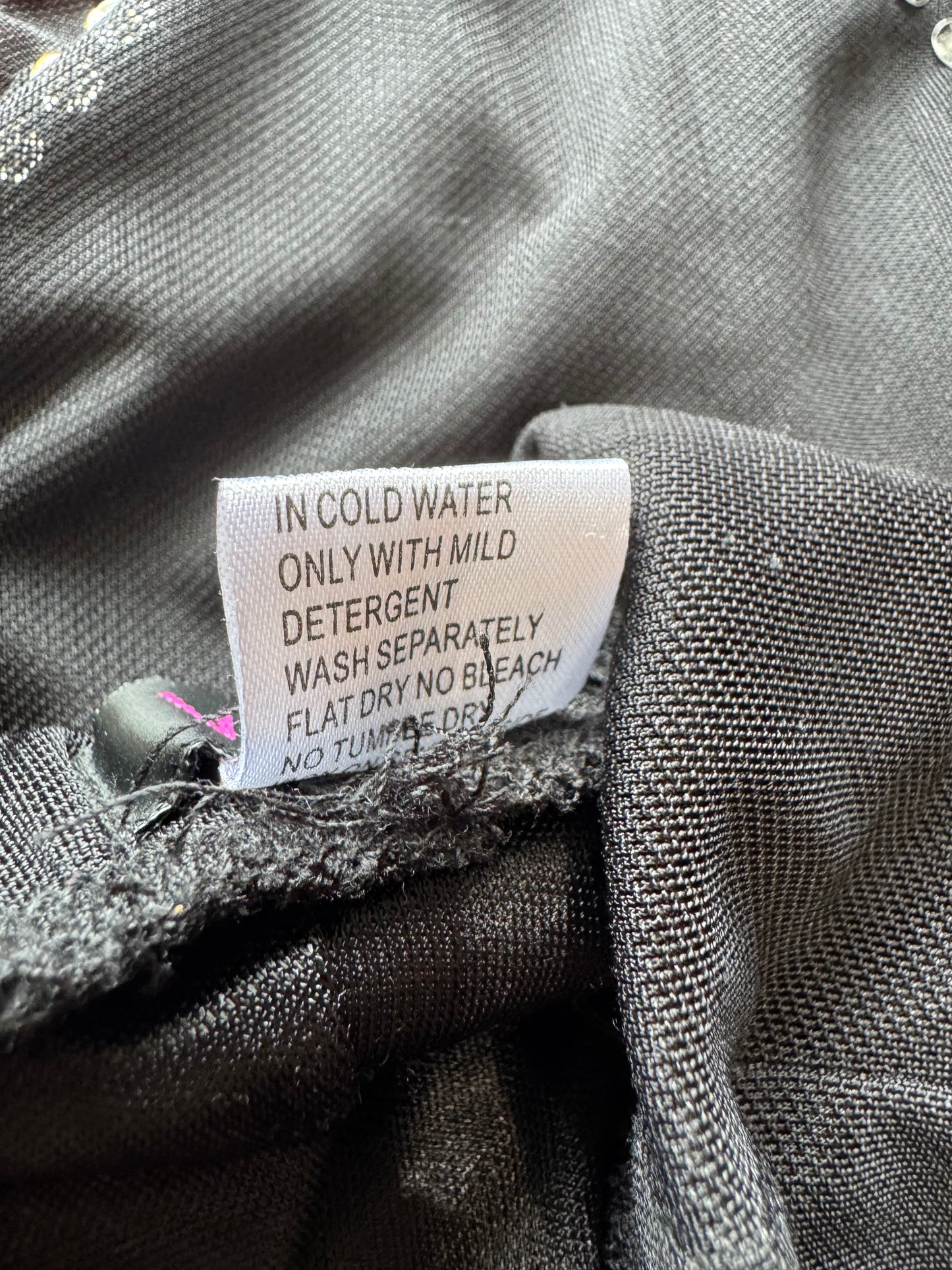 Viola Black Skirt Red Trim - size XL