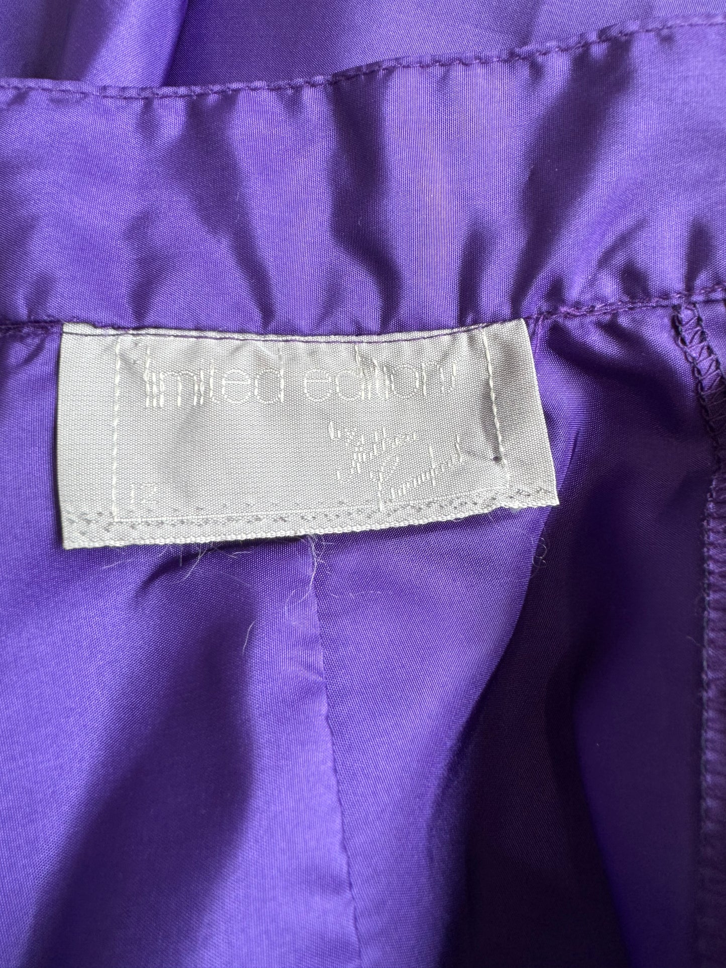 Vintage Anthea Crawford purple skirt