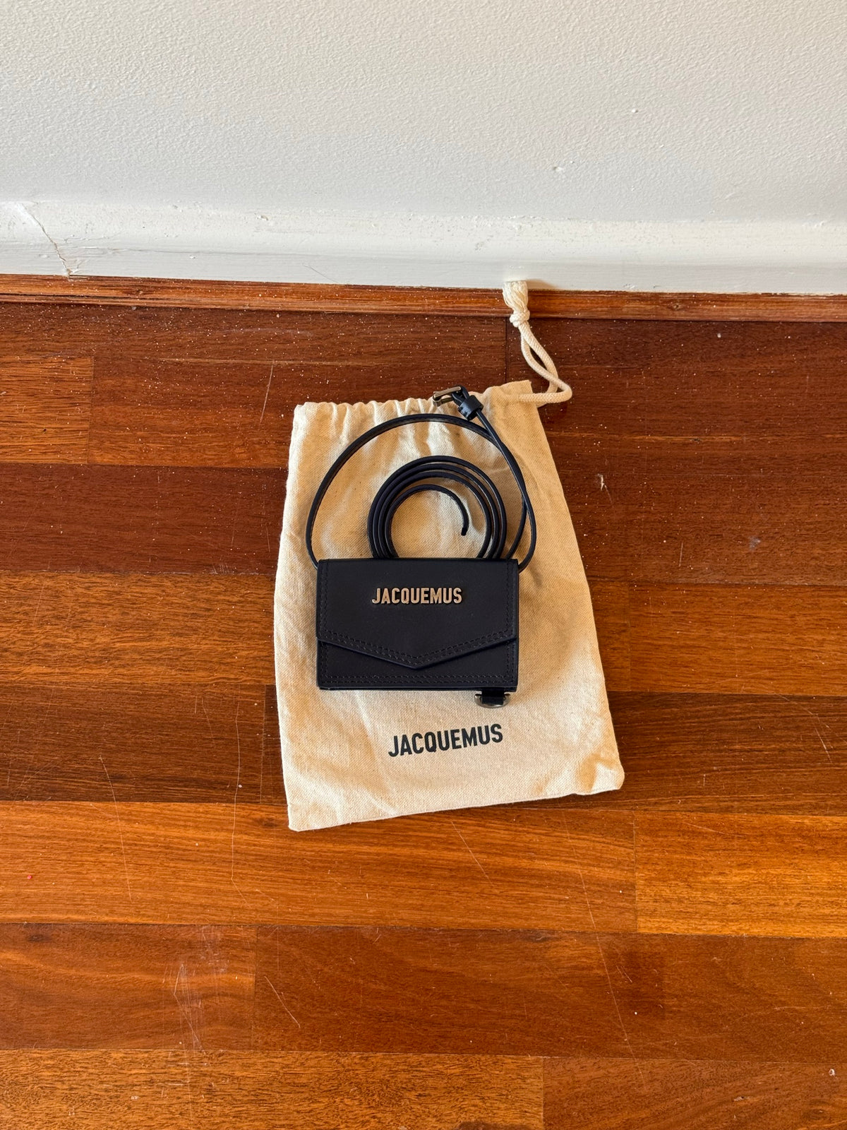 Black Jacquemus Black Leather Mini Bag Size O/S