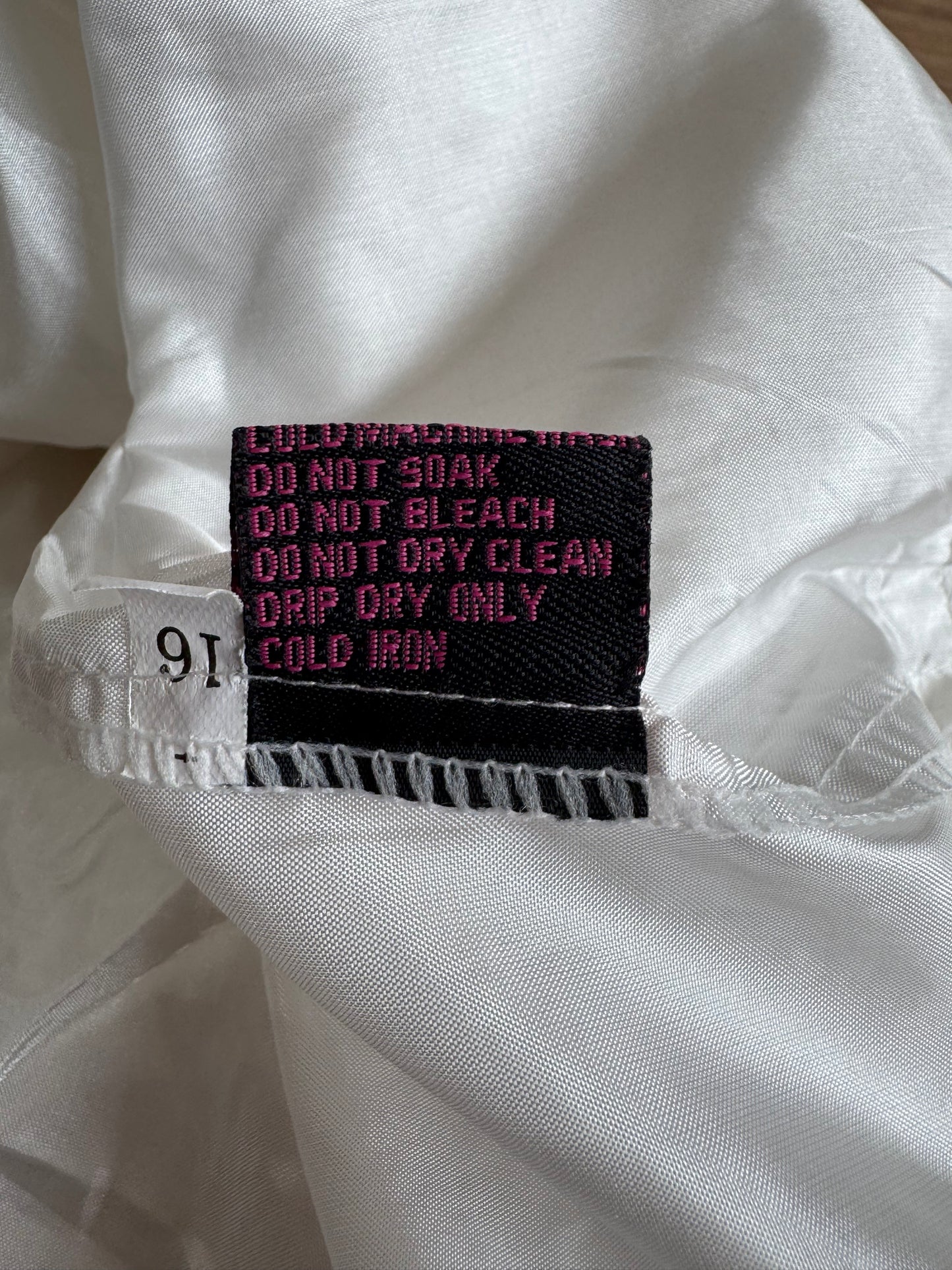 Vintage CKM white Skirt - size XL