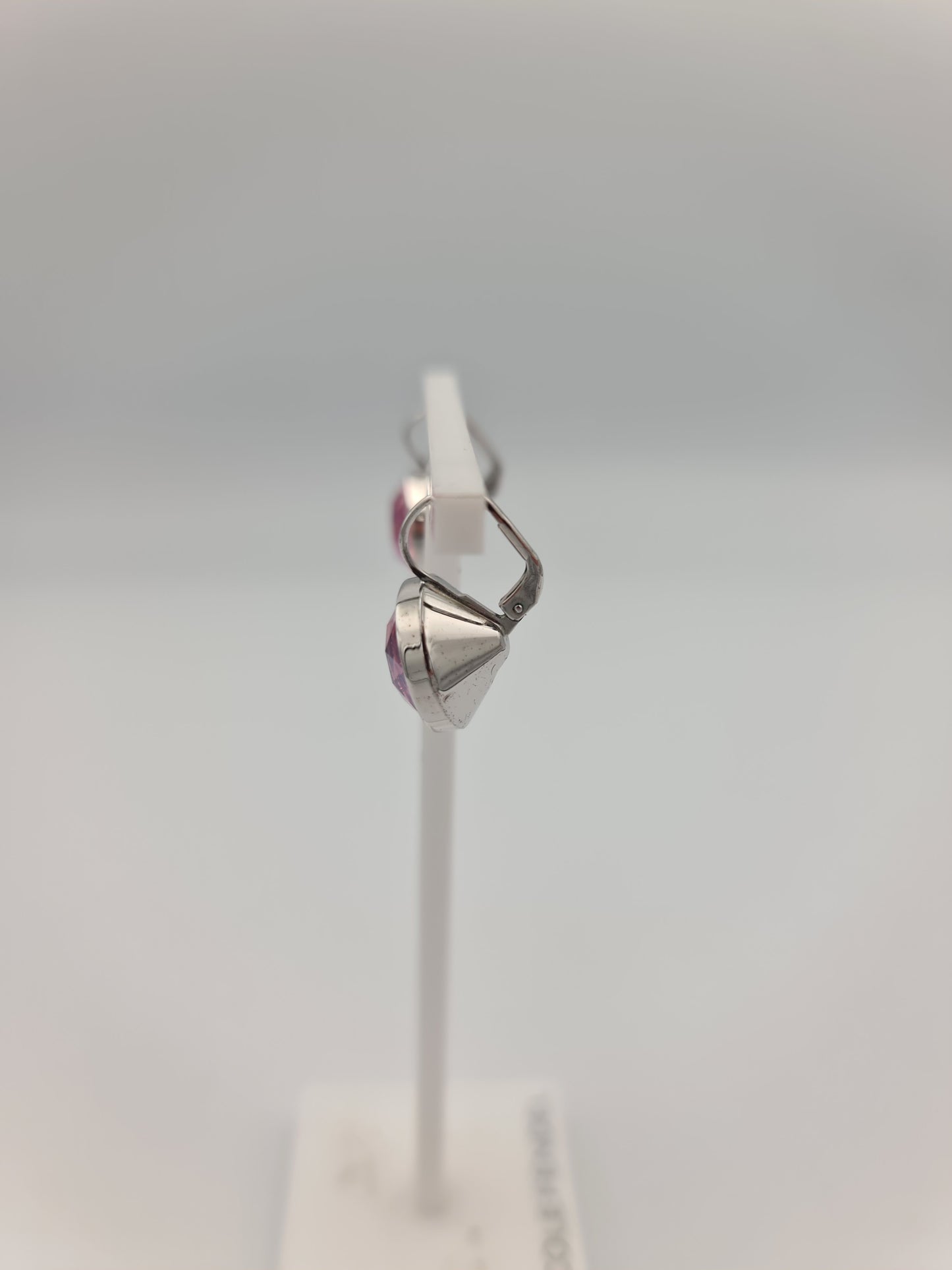 Swarovski pink Bella drop earrings