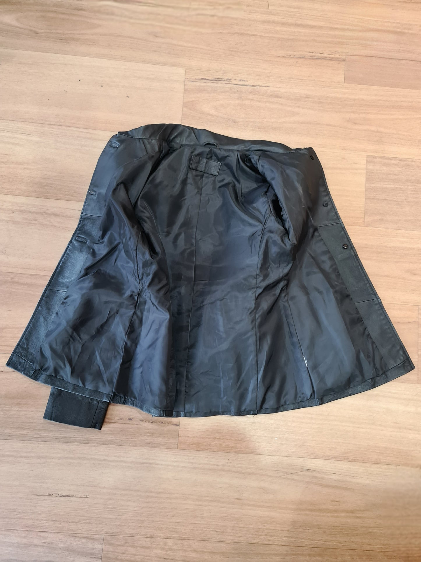 Black Leather Jacker XS