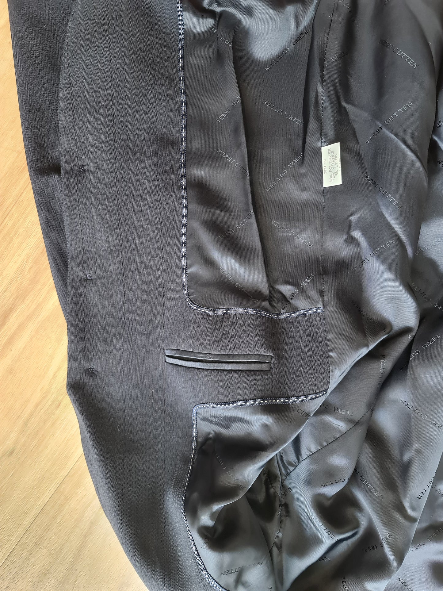 Perri Cutten Navy Jacket - size 14