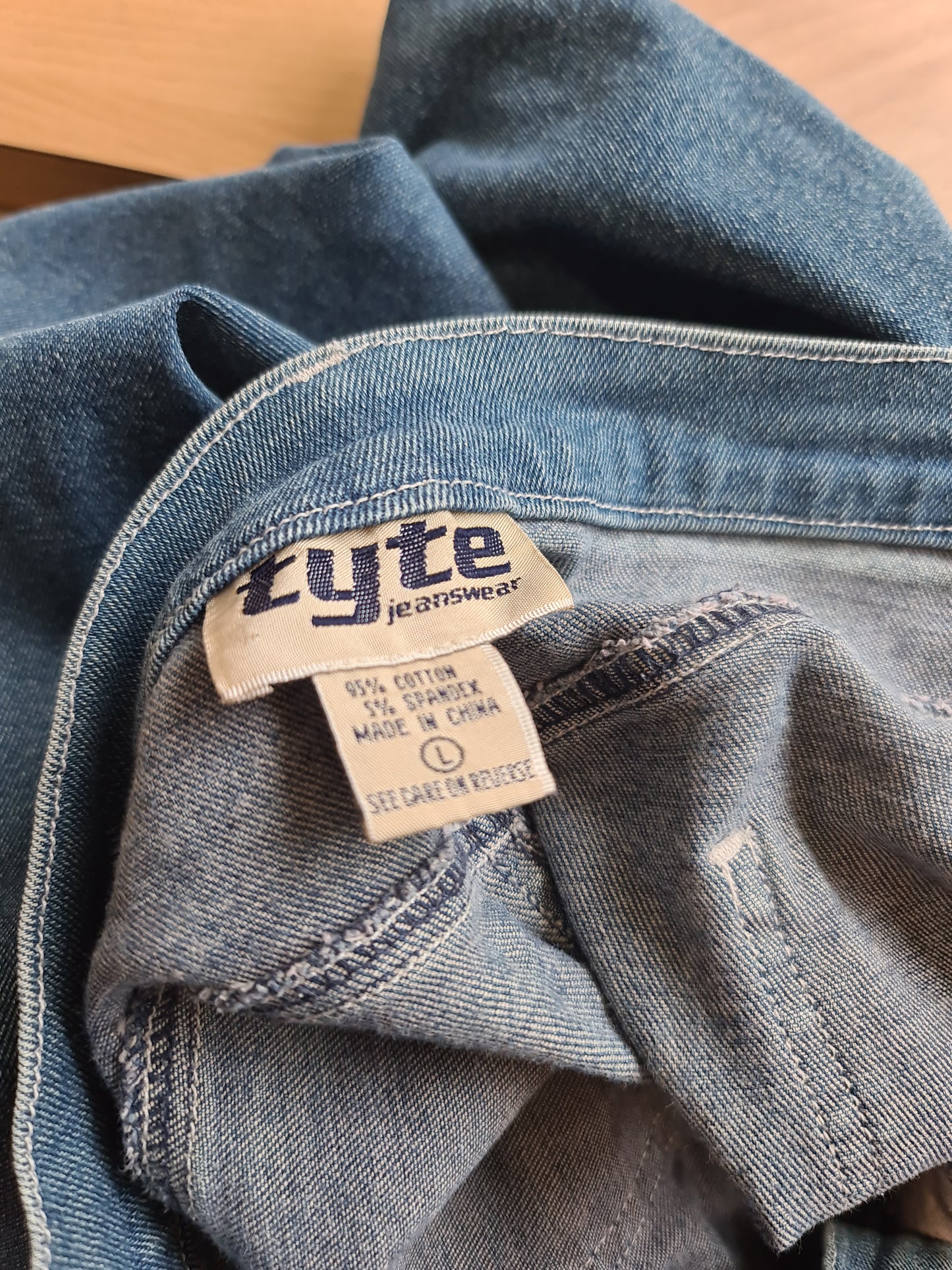 Tyte Denim Maxi Skirt - size L