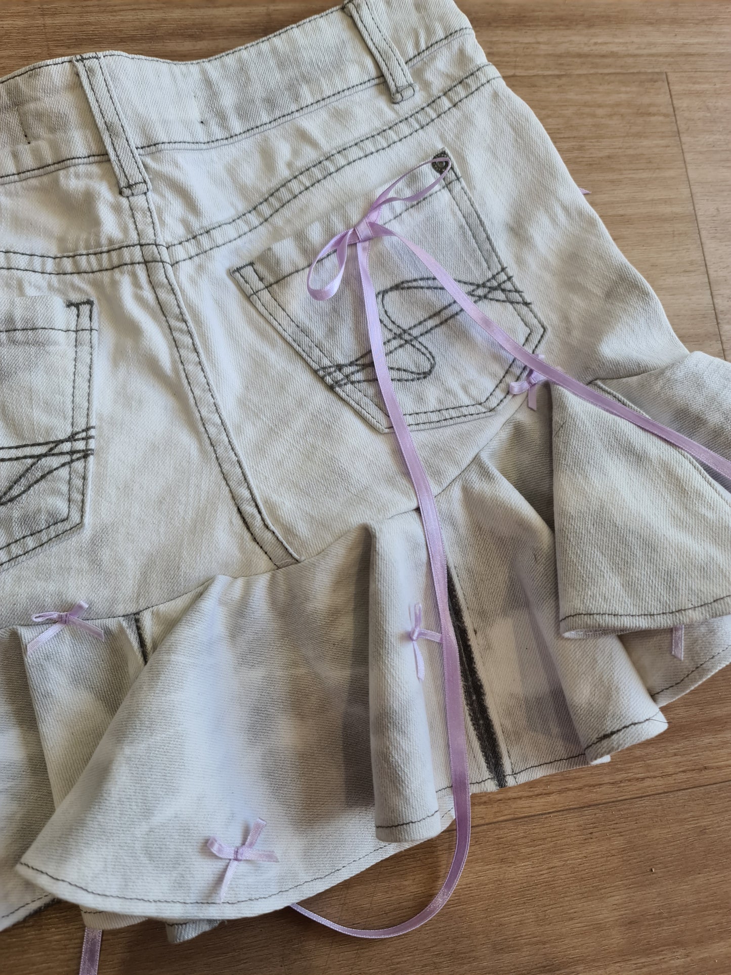 JayJays Modified Jeans to Skirt - size S