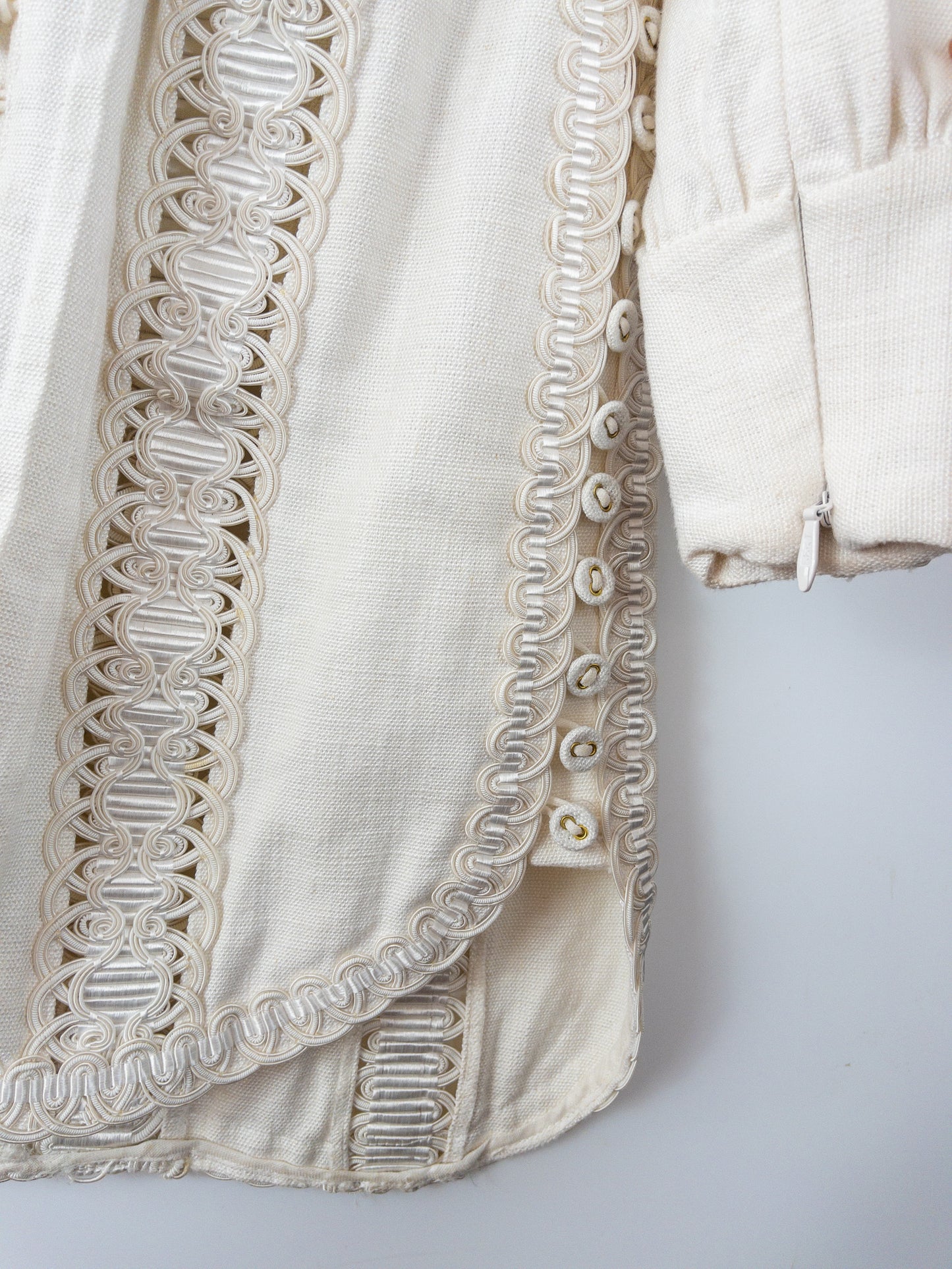 ZIMMERMANN 2018 Runway Whitewave Corded Tunic Dress Size 1