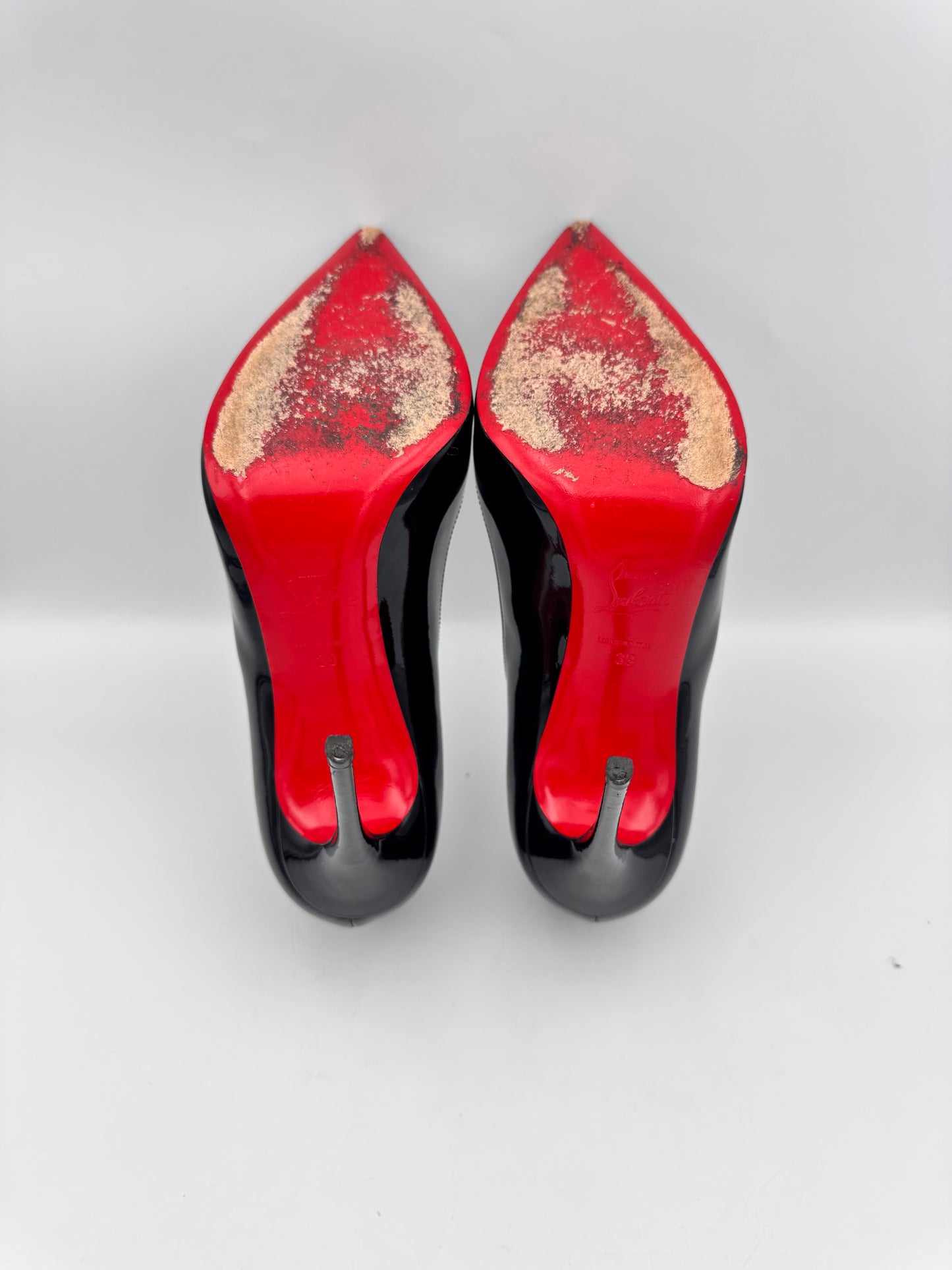 CHRISTIAN LOUBOUTIN Patent Black Size 39