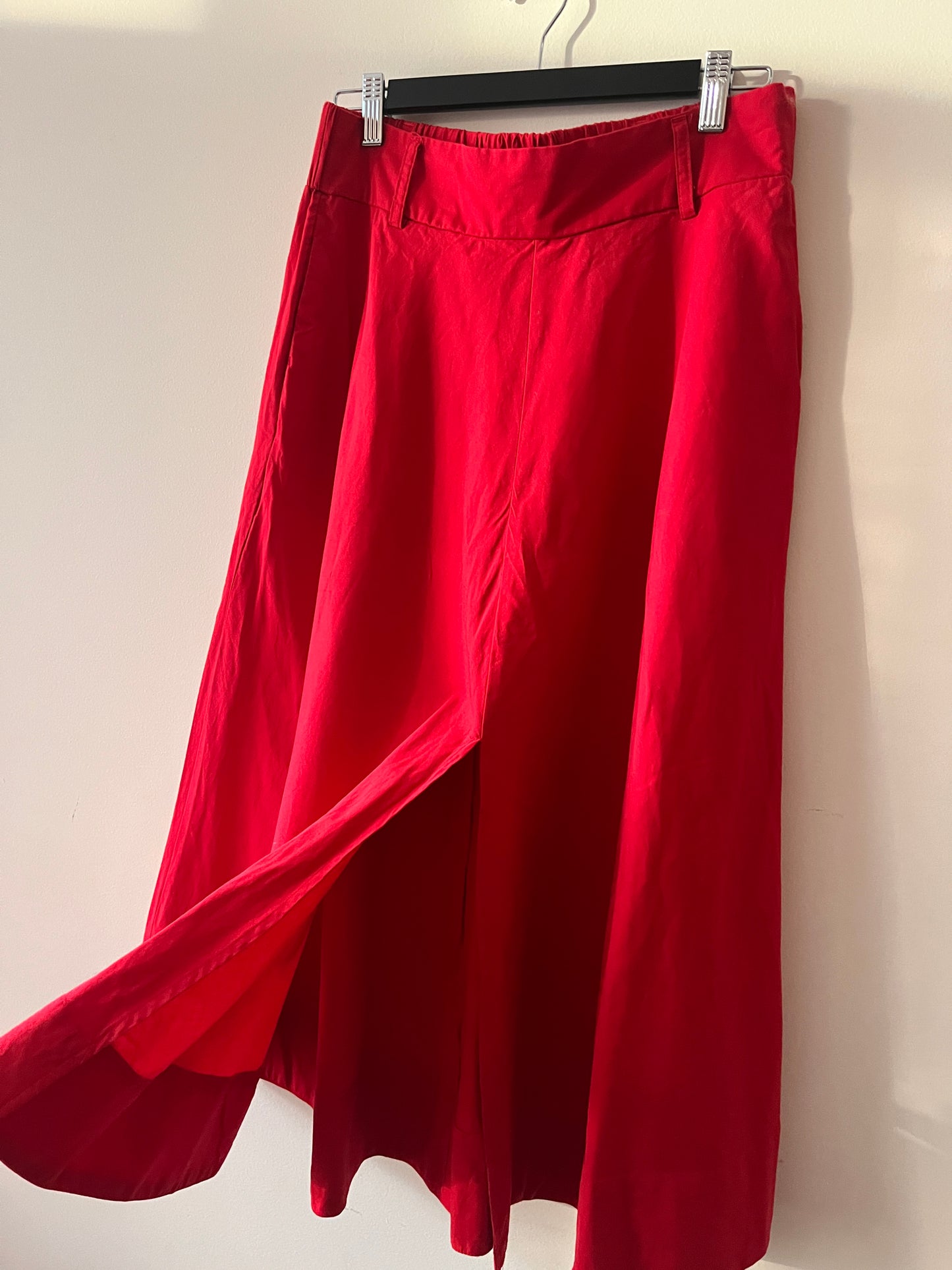 8 PORTMANS Red Midi Skirt Size 10