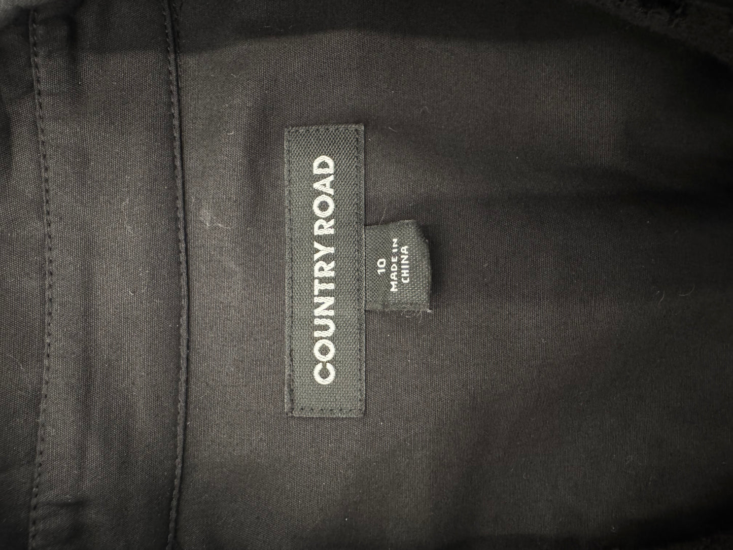 Country Road Black Long Dress - Size 10