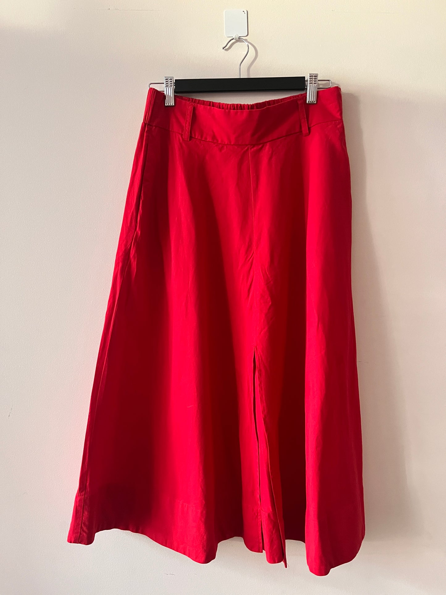 8 PORTMANS Red Midi Skirt Size 10