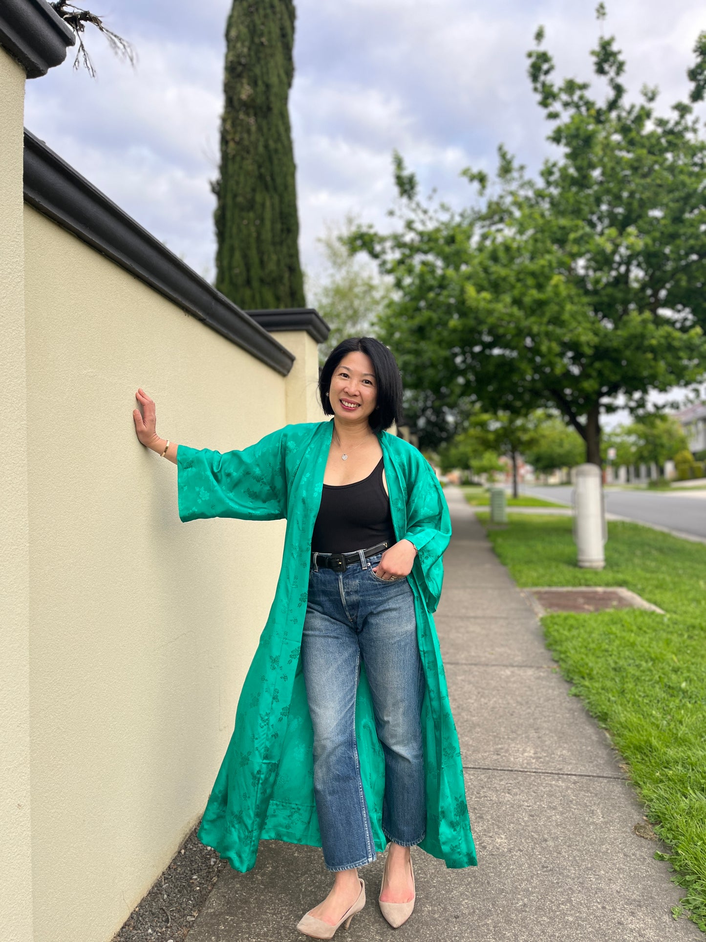 Vintage Emerald Robe/Gown (One Size)