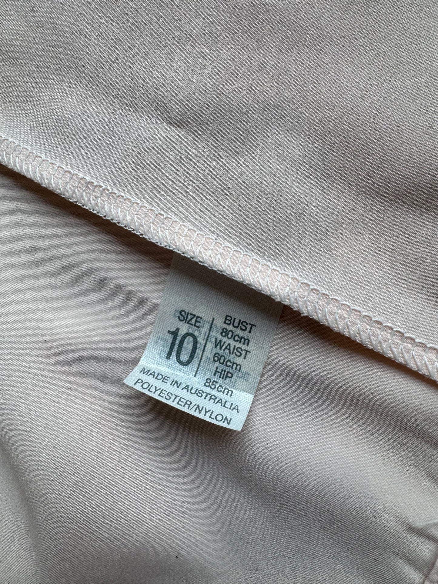 Vintage Diamond Cut Peach Robe