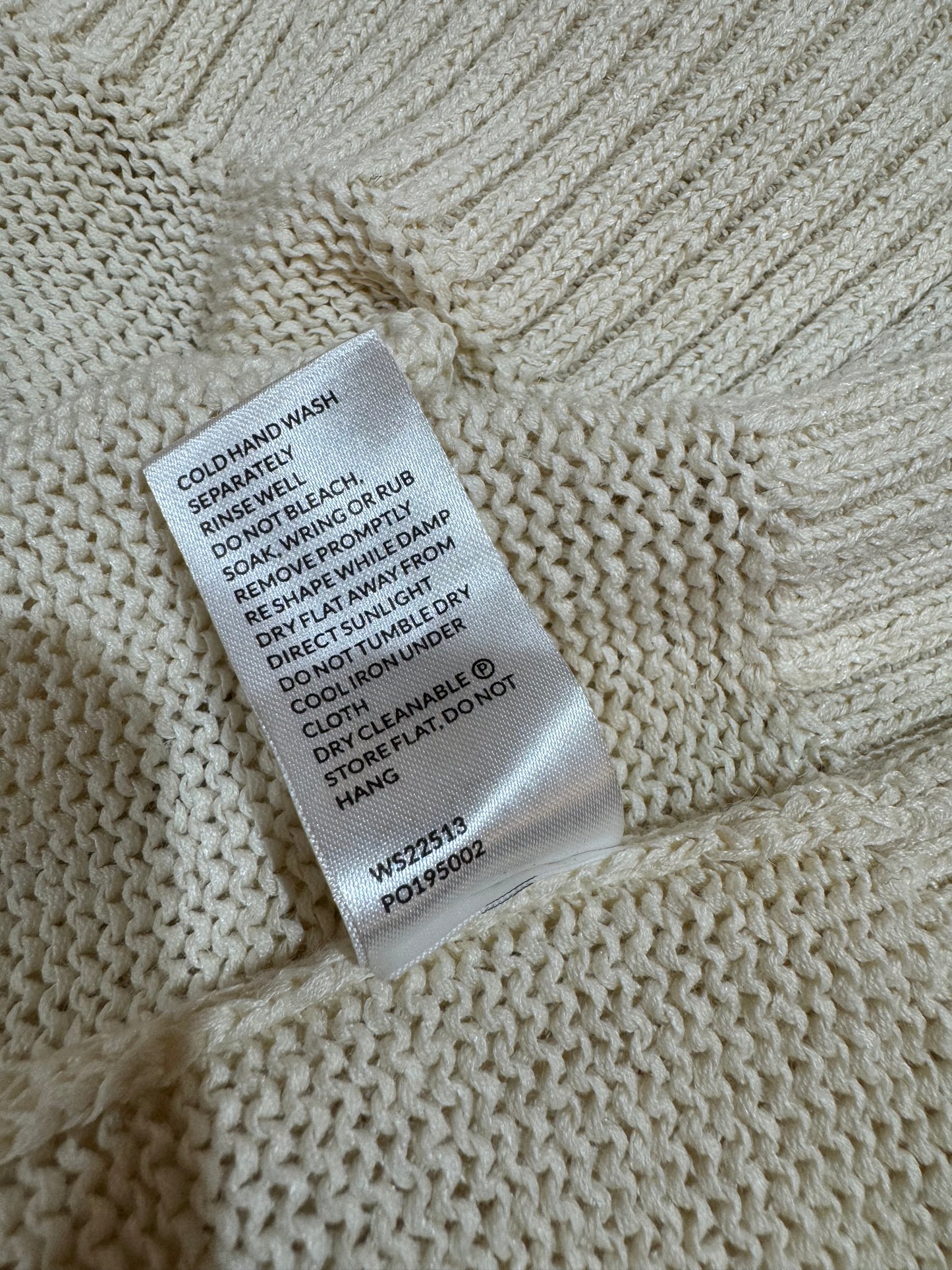 SABA Cream Linen Blend Vest Size XS