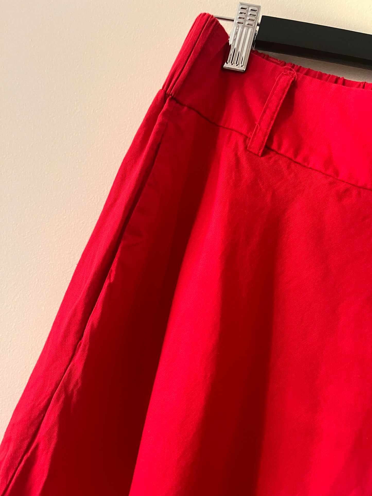 8 PORTMANS Red Midi Skirt Size 10