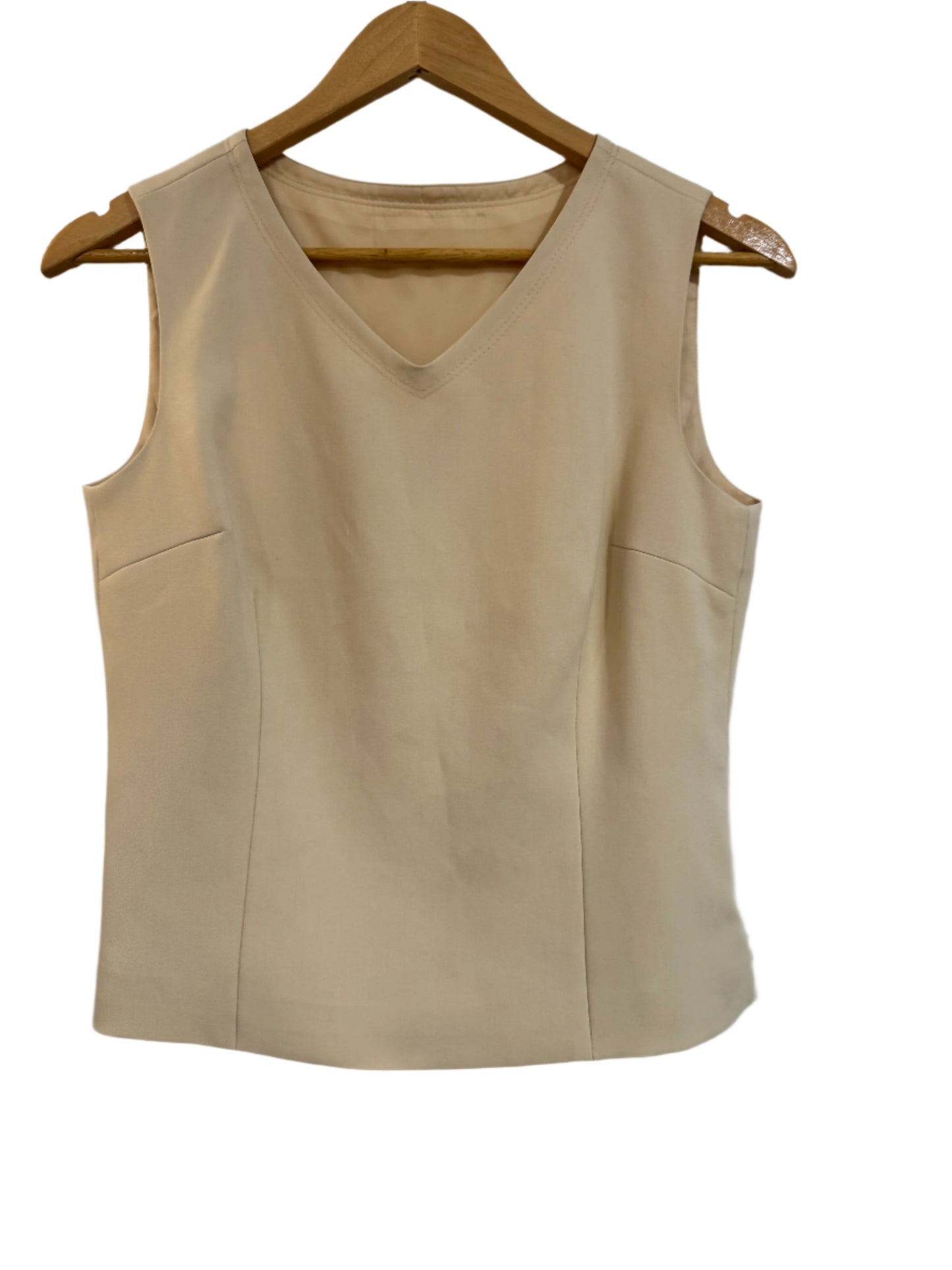 Vintage Beige Vest Top S