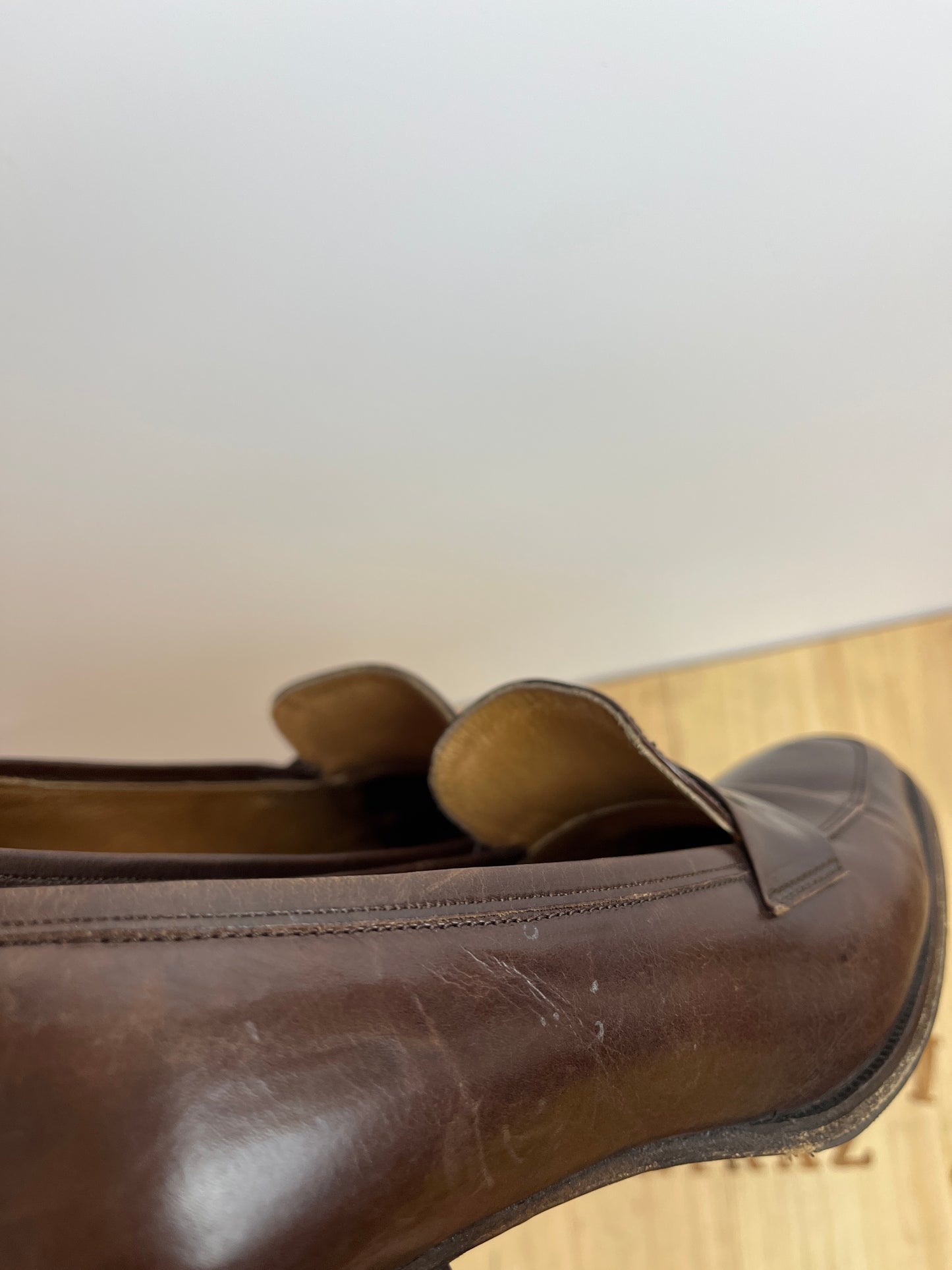 Vintage Rich Brown Mules Size 37