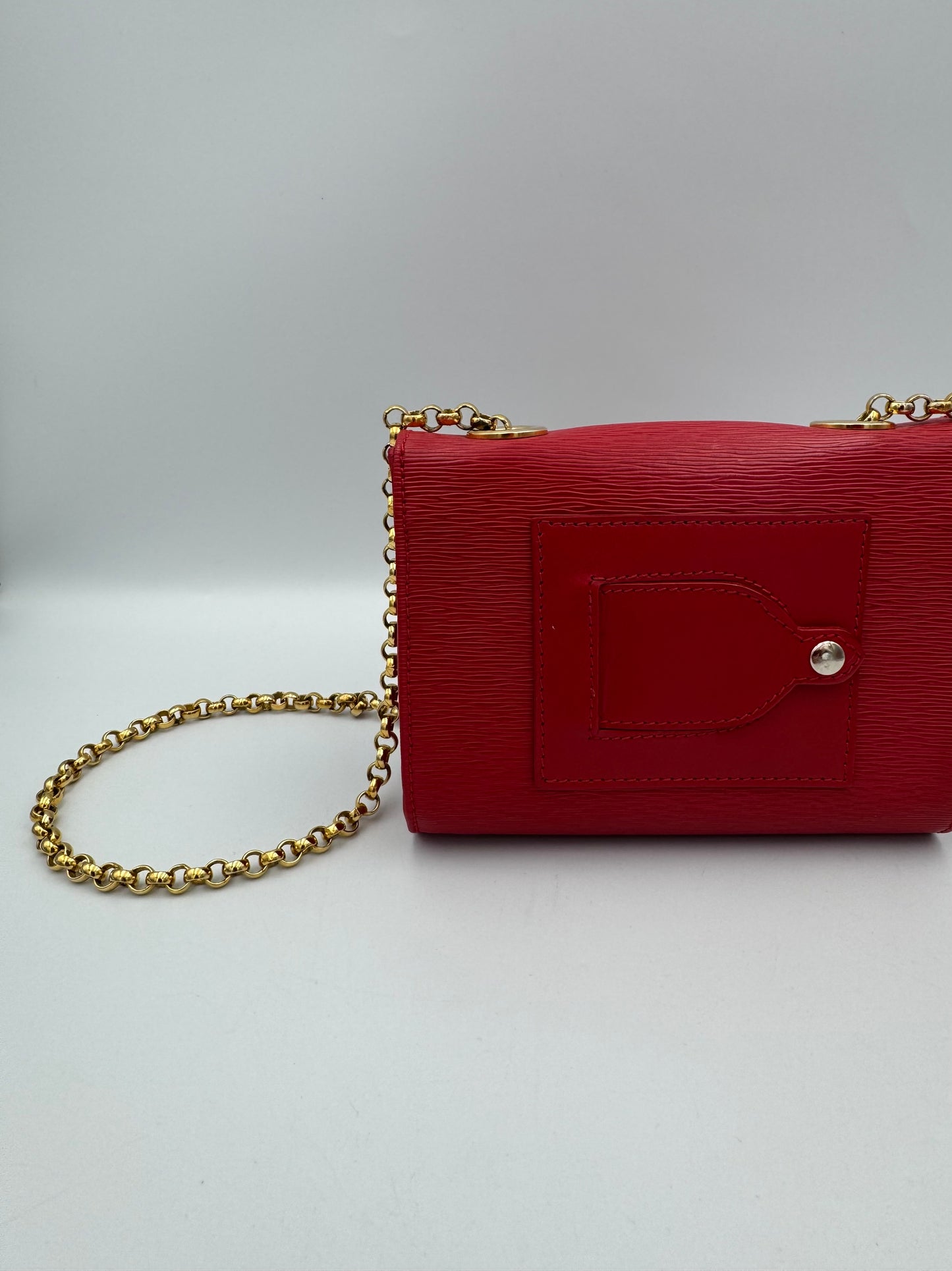 Chloe Chain Calf Skin Leather Mini Bag