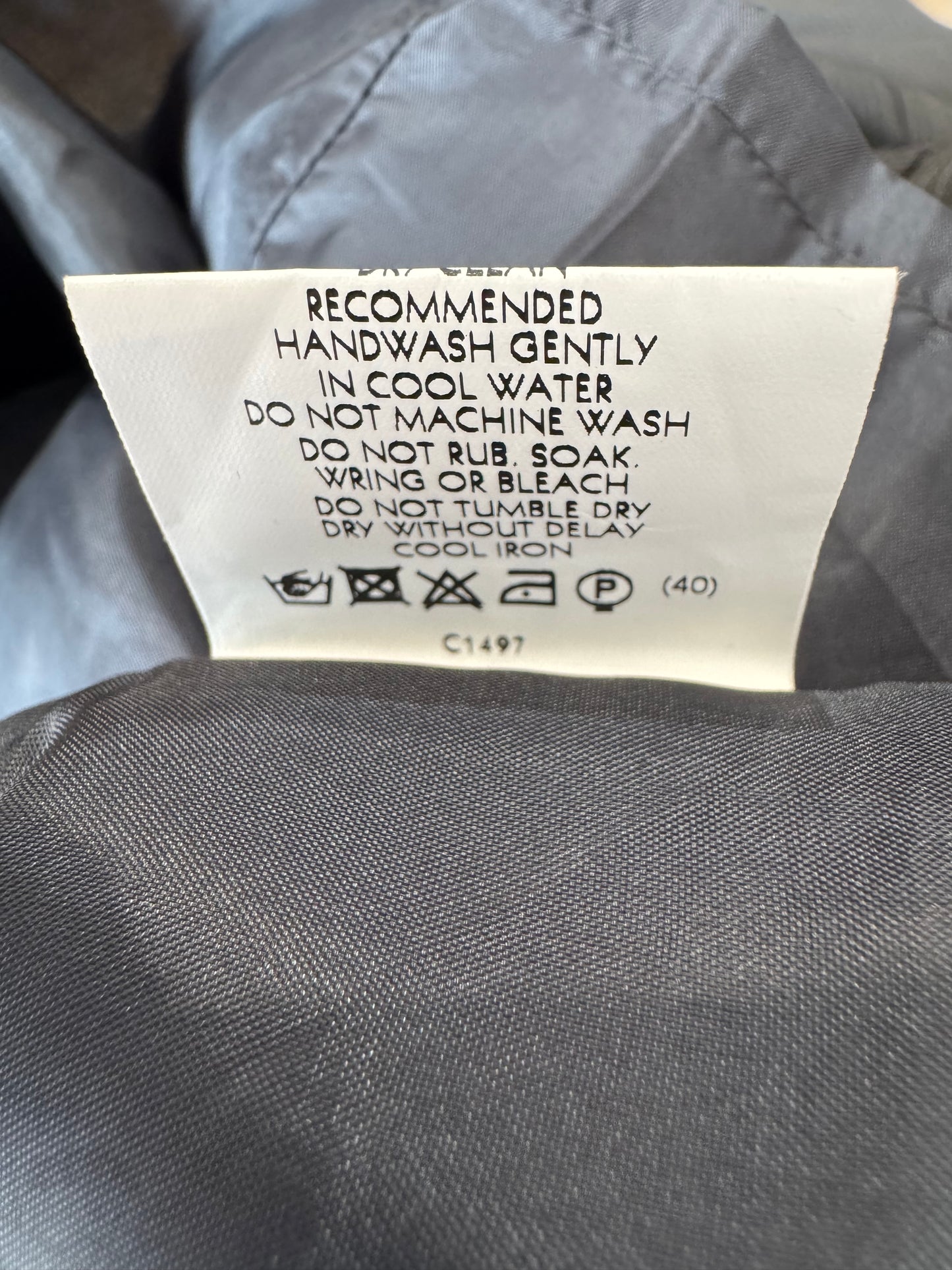 Vintage Cue Pinstripe Skirt - size 12