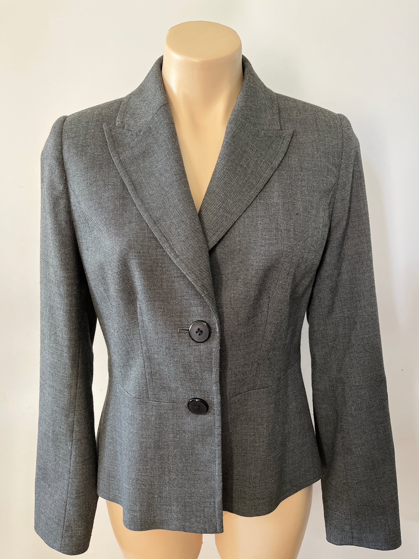 Vintage PERRI CUTTEN Grey Jacket Size 10