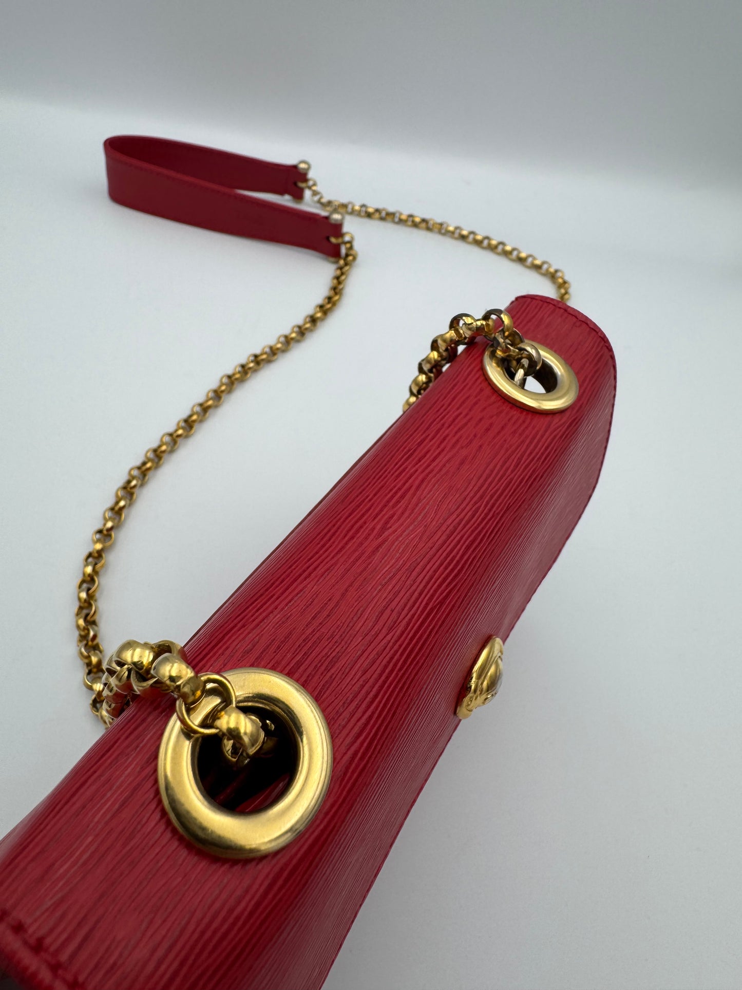 Chloe Chain Calf Skin Leather Mini Bag