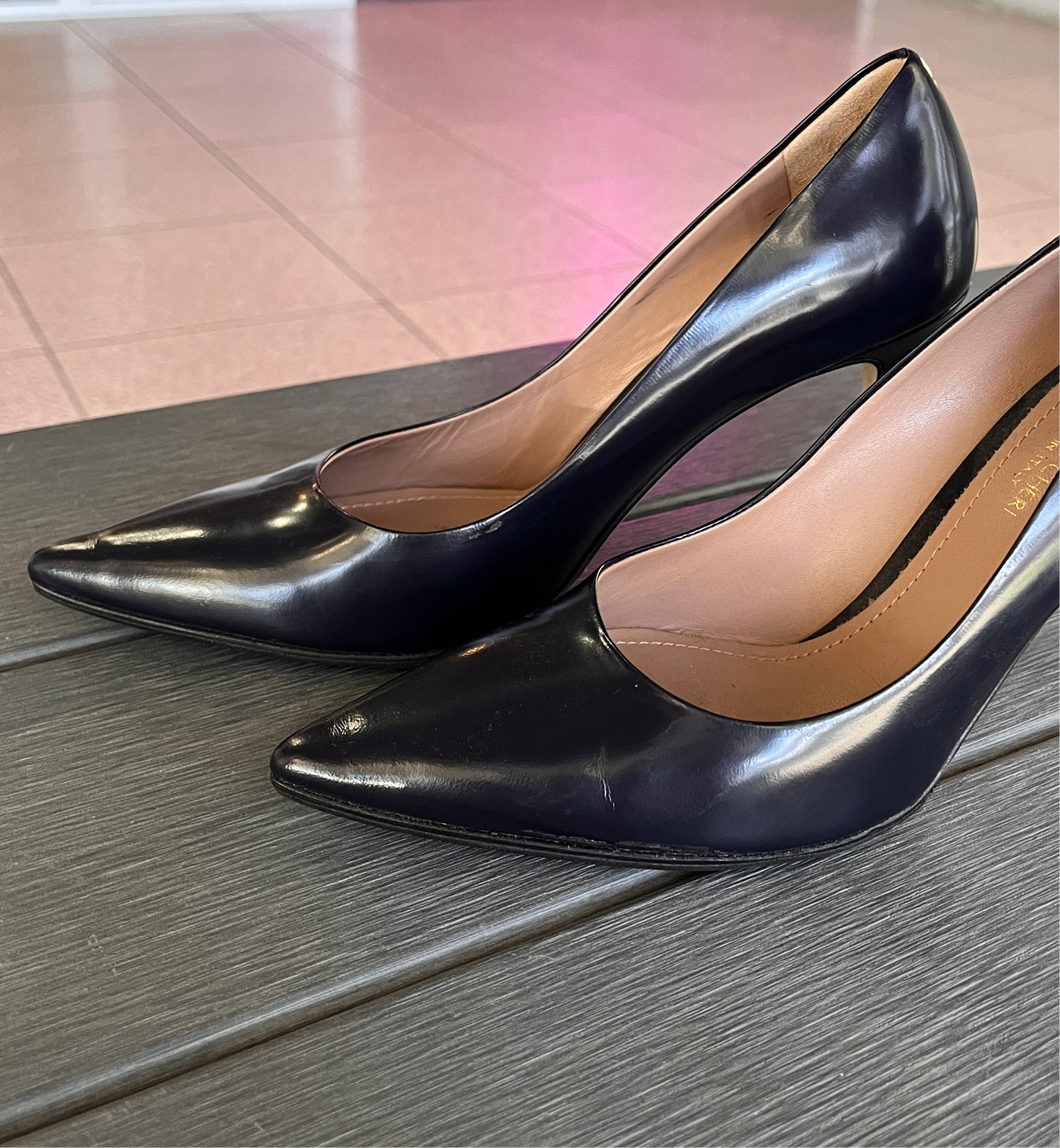 BIANCA BUCCHERI Midnight Blue Pumps Size 6.5