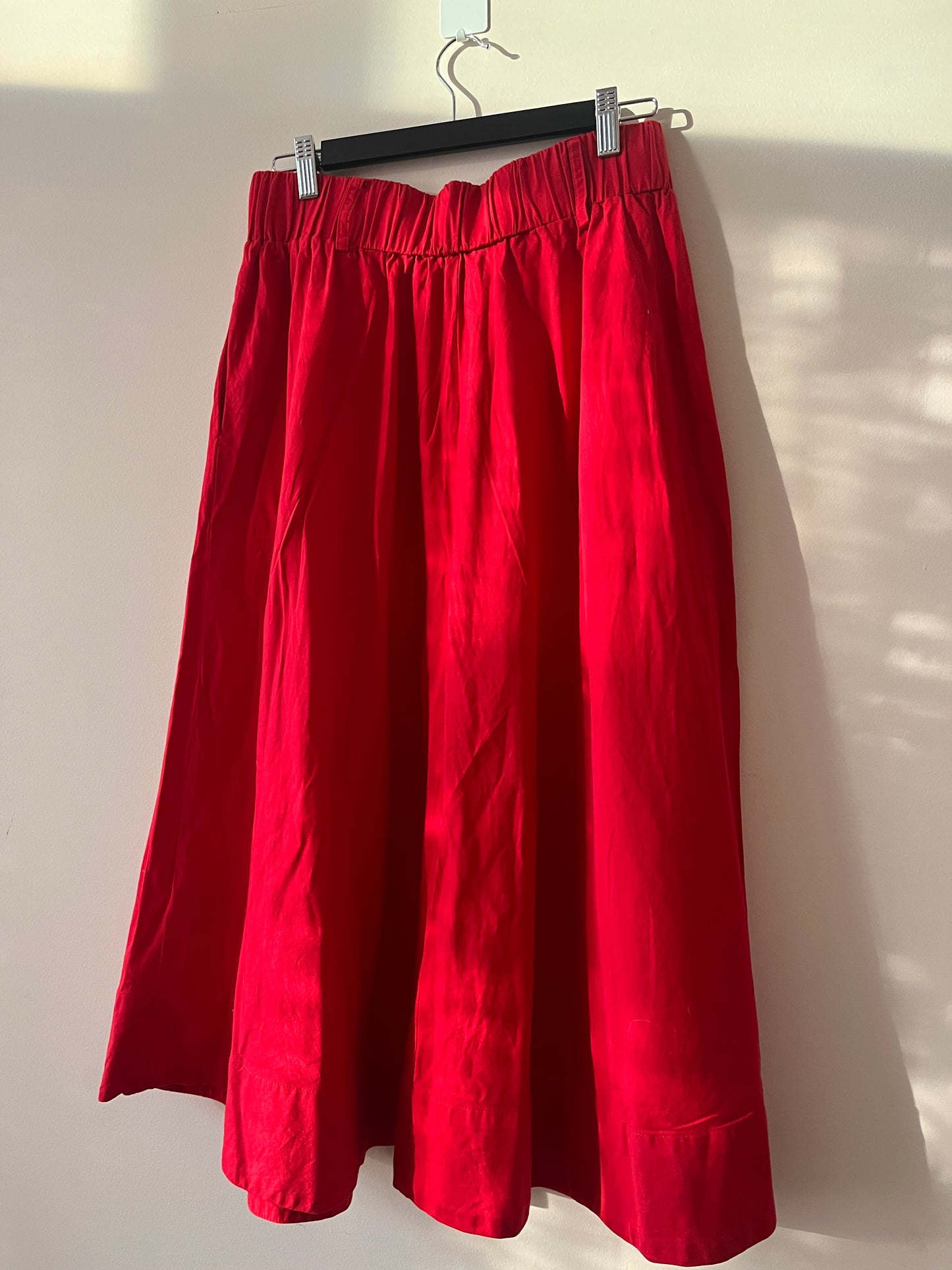 8 PORTMANS Red Midi Skirt Size 10
