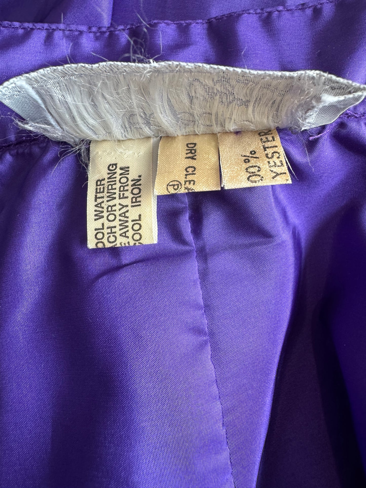 Vintage Anthea Crawford purple skirt