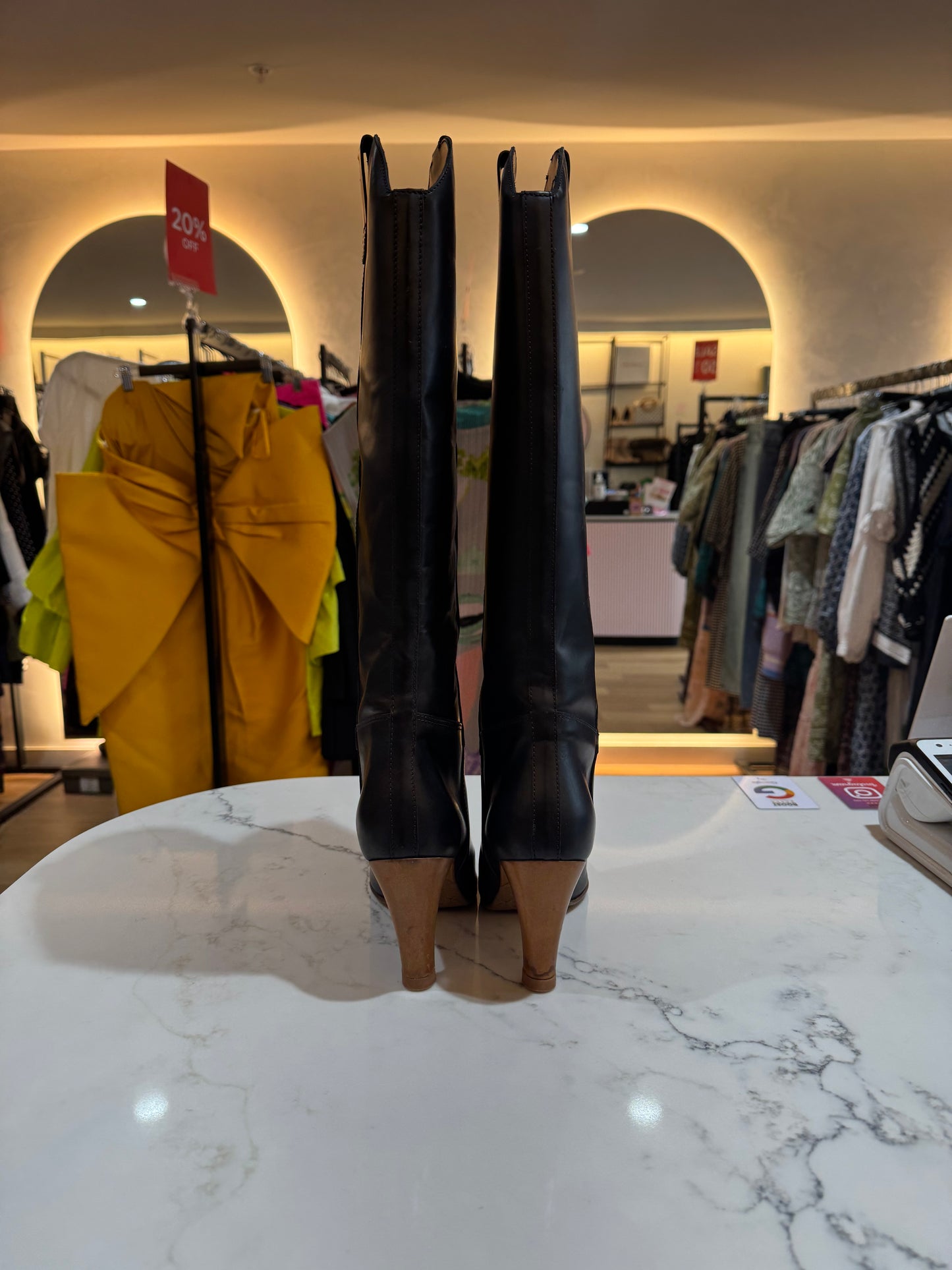 Chanel Tall Boots Sz 36
