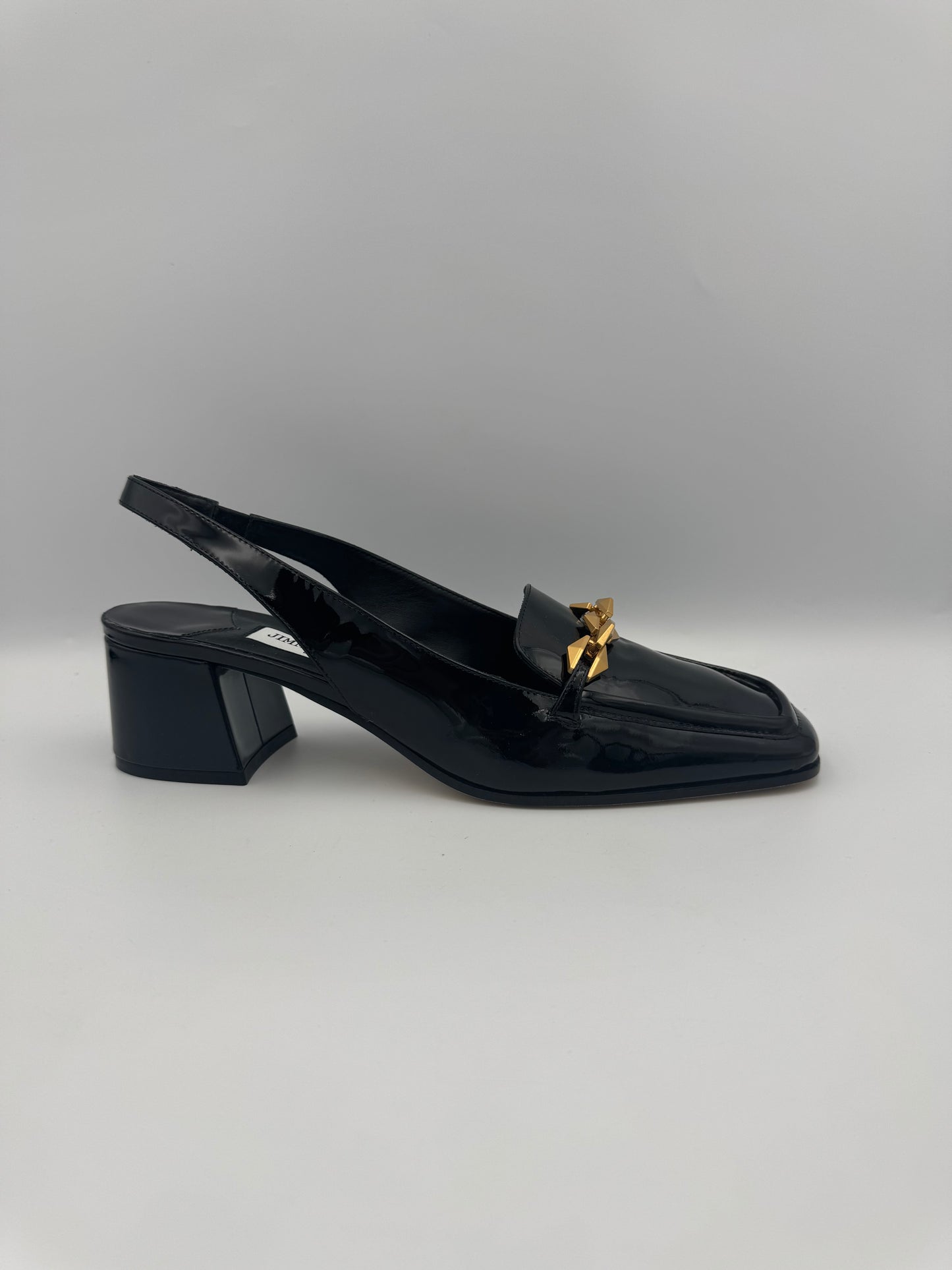 Jimmy Choo Diamond Tilda Soft Patent Black Size 40
