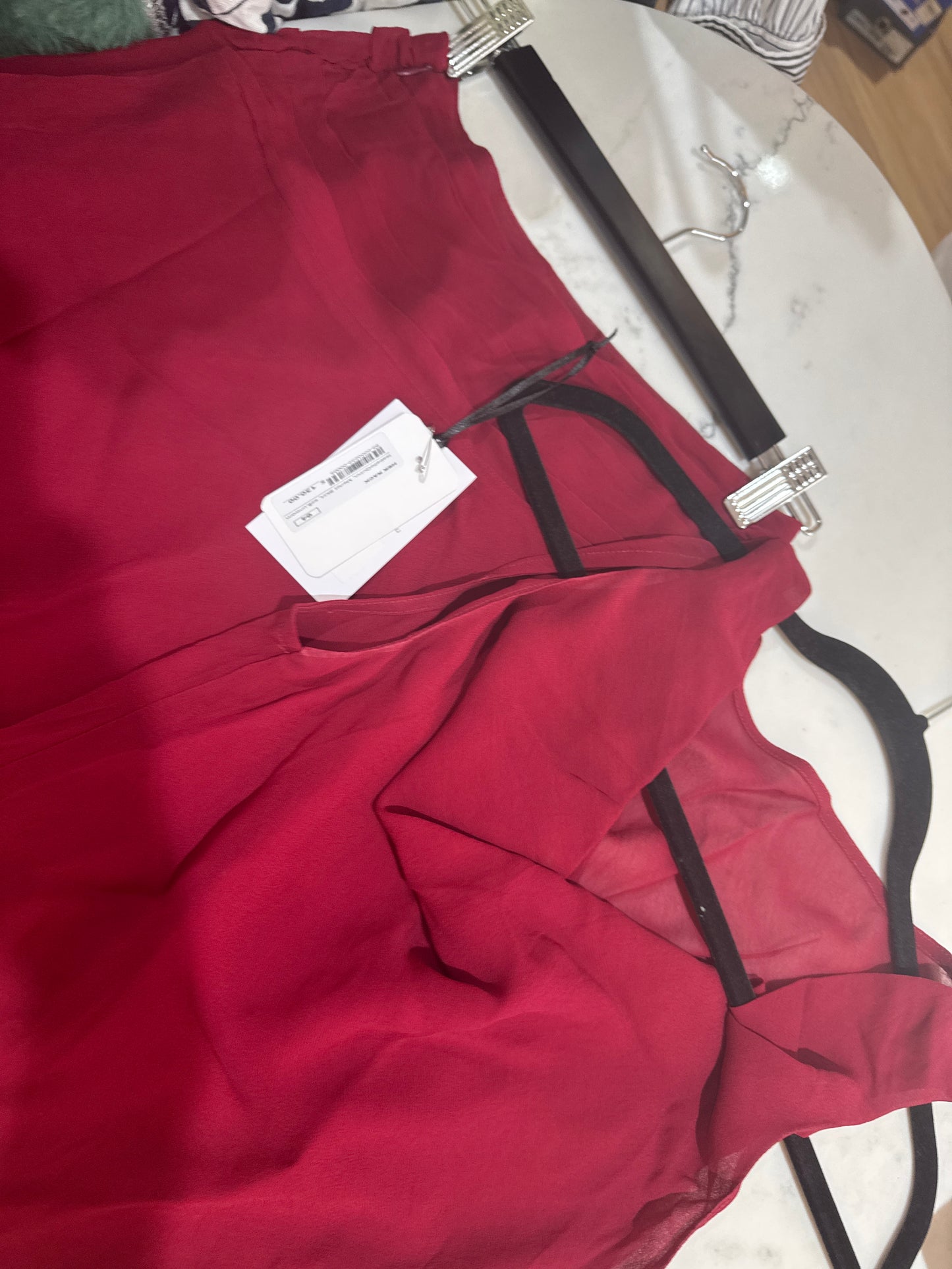 Isabelle Quinn Merlot Top+Skirt