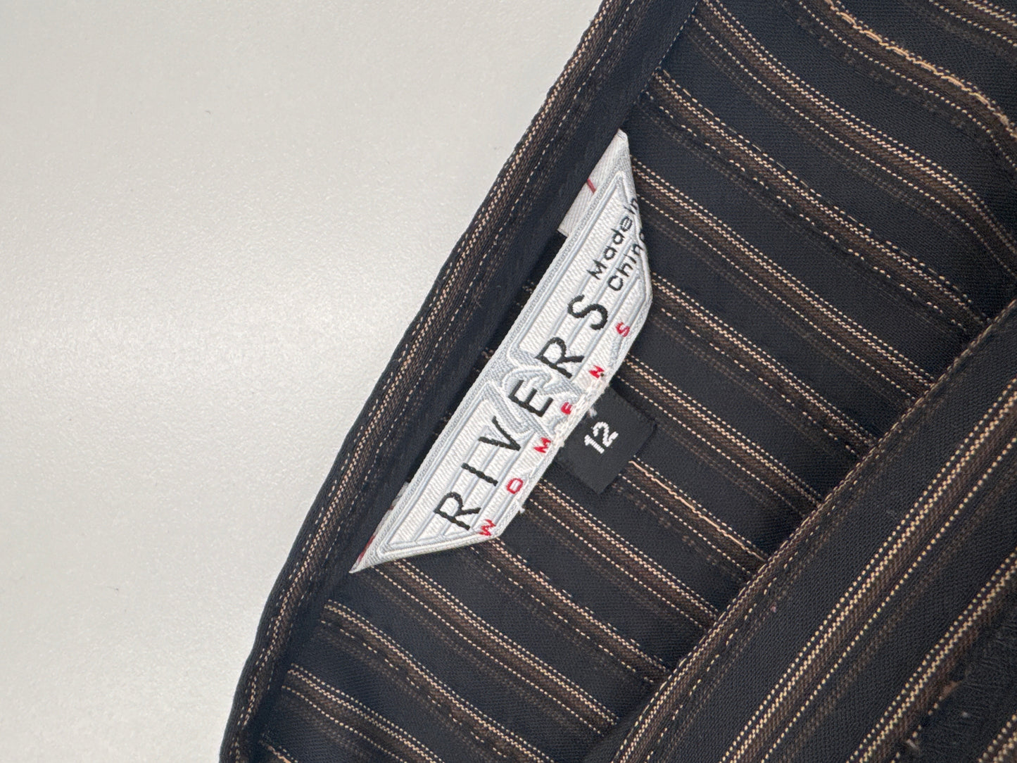 Rivers Striped Skirt - Size 12