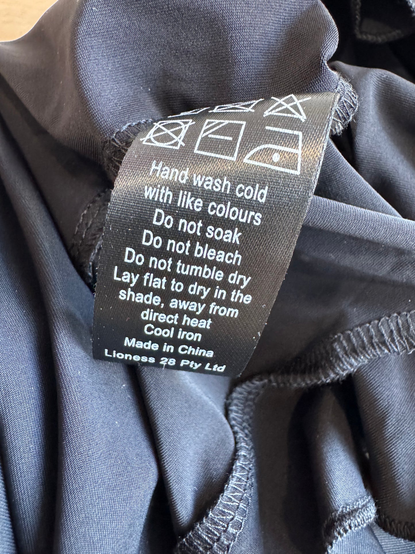 Lioness Black Strapless Dress - size S