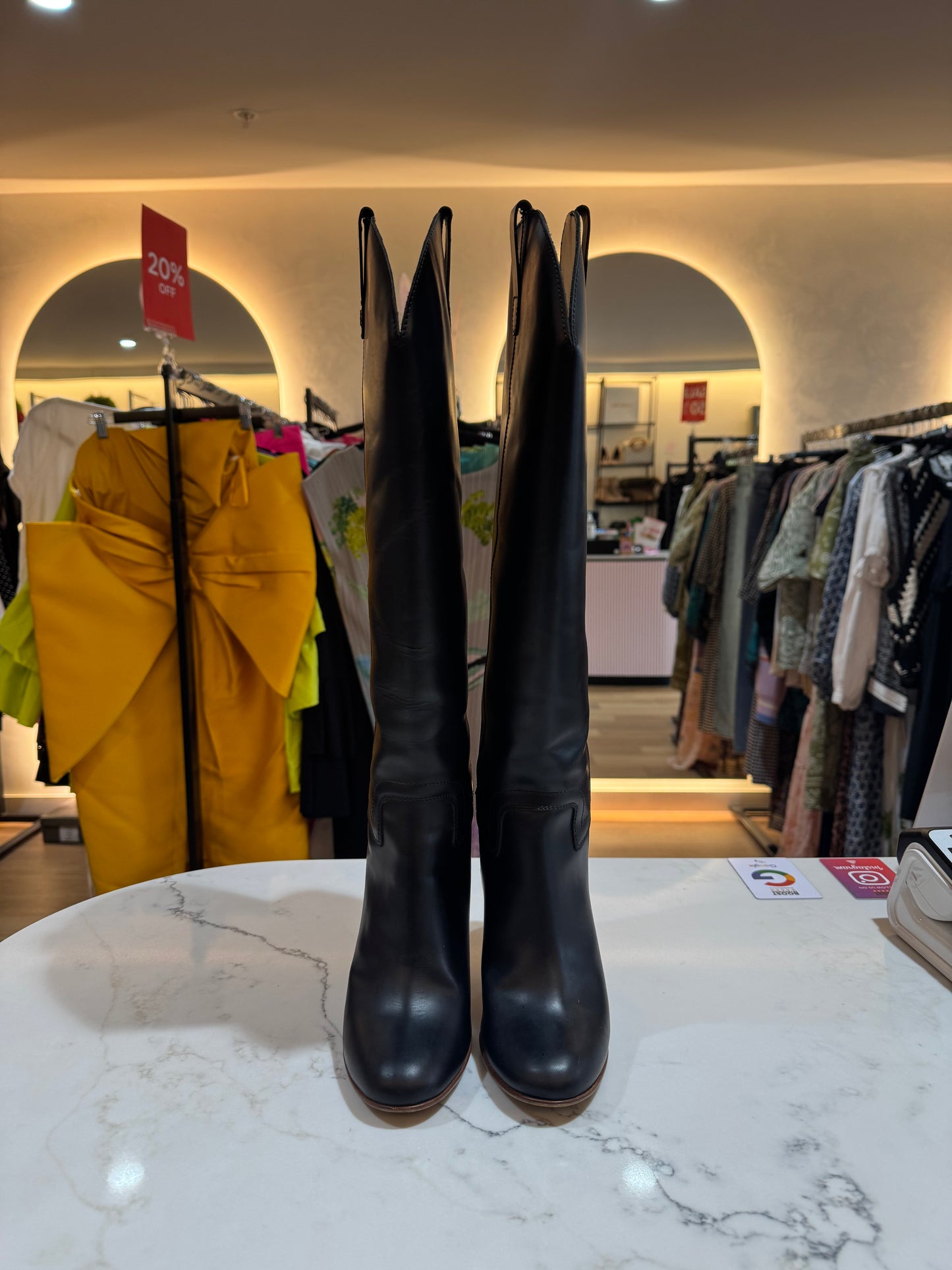 Chanel Tall Boots Sz 36