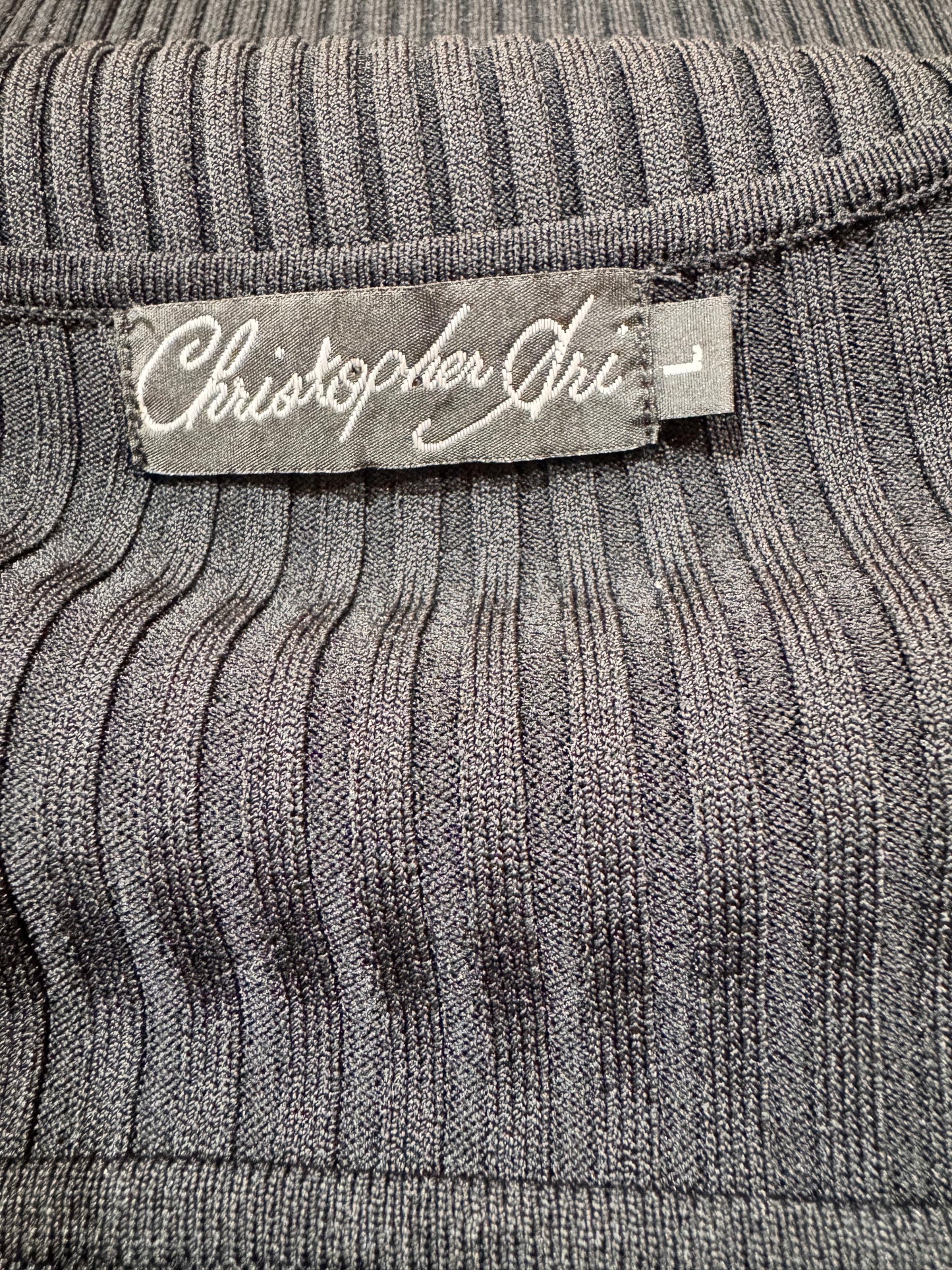 Vintage Christopher Ari Black Knit - size L