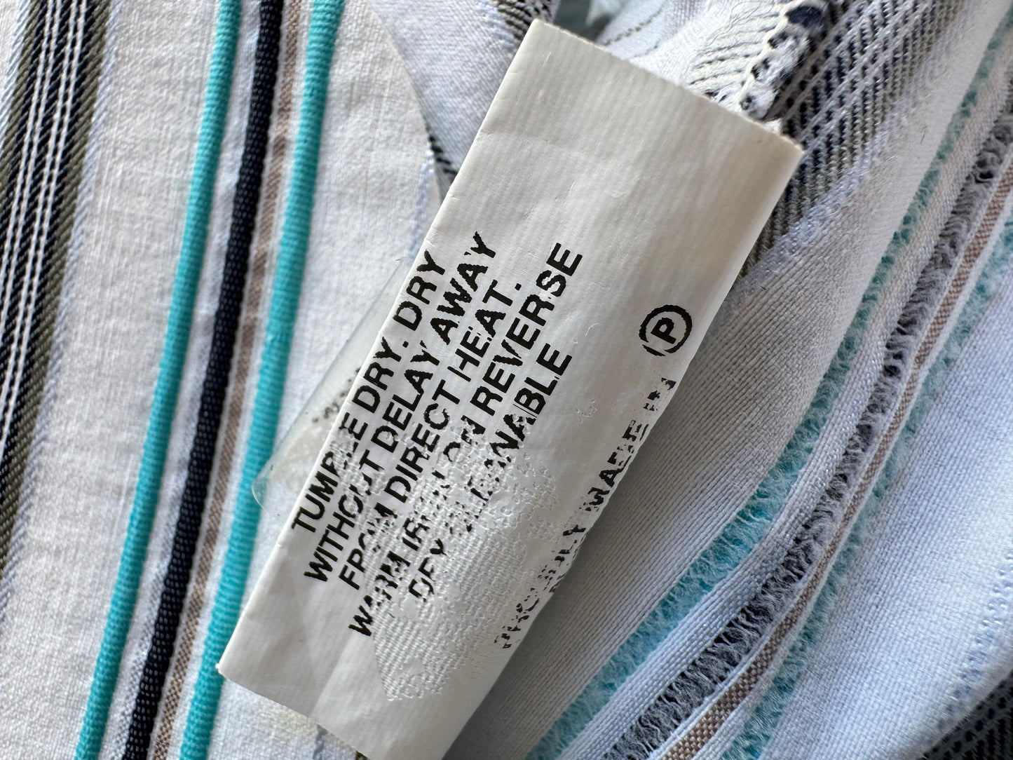 Anthea Crawford blue striped shirt - Size 10