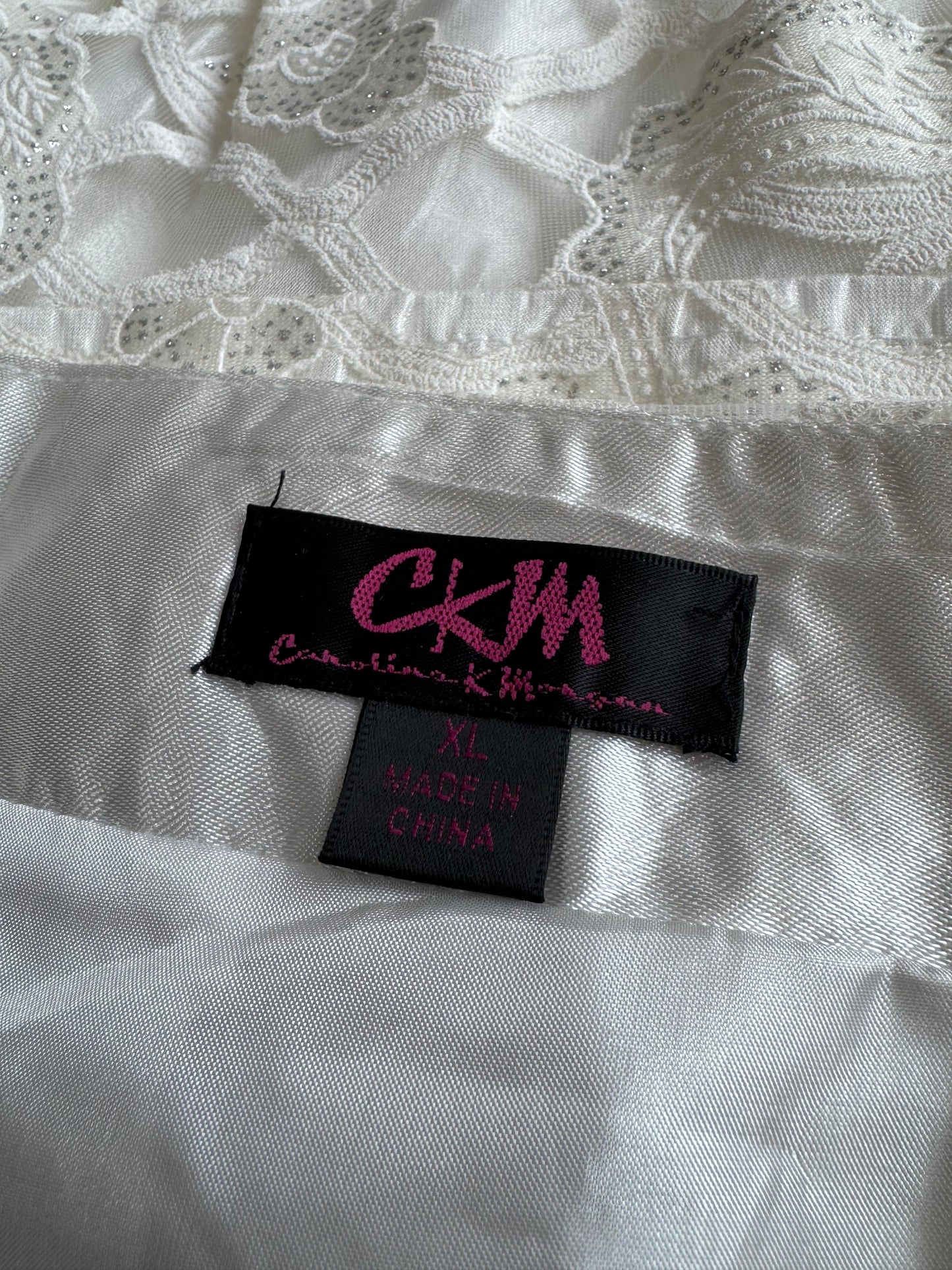 Vintage CKM white Skirt - size XL