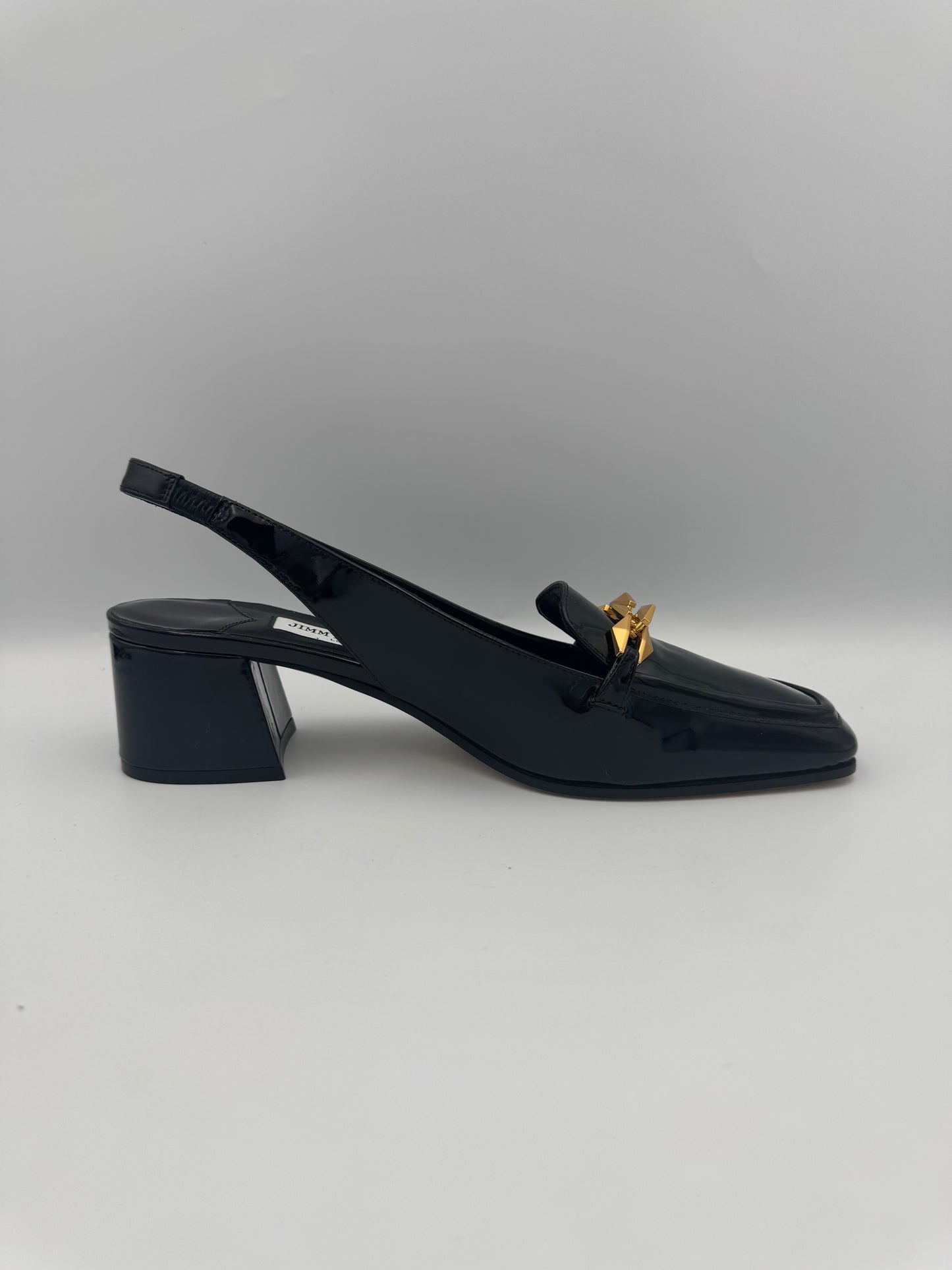 Jimmy Choo Diamond Tilda Soft Patent Black Size 40