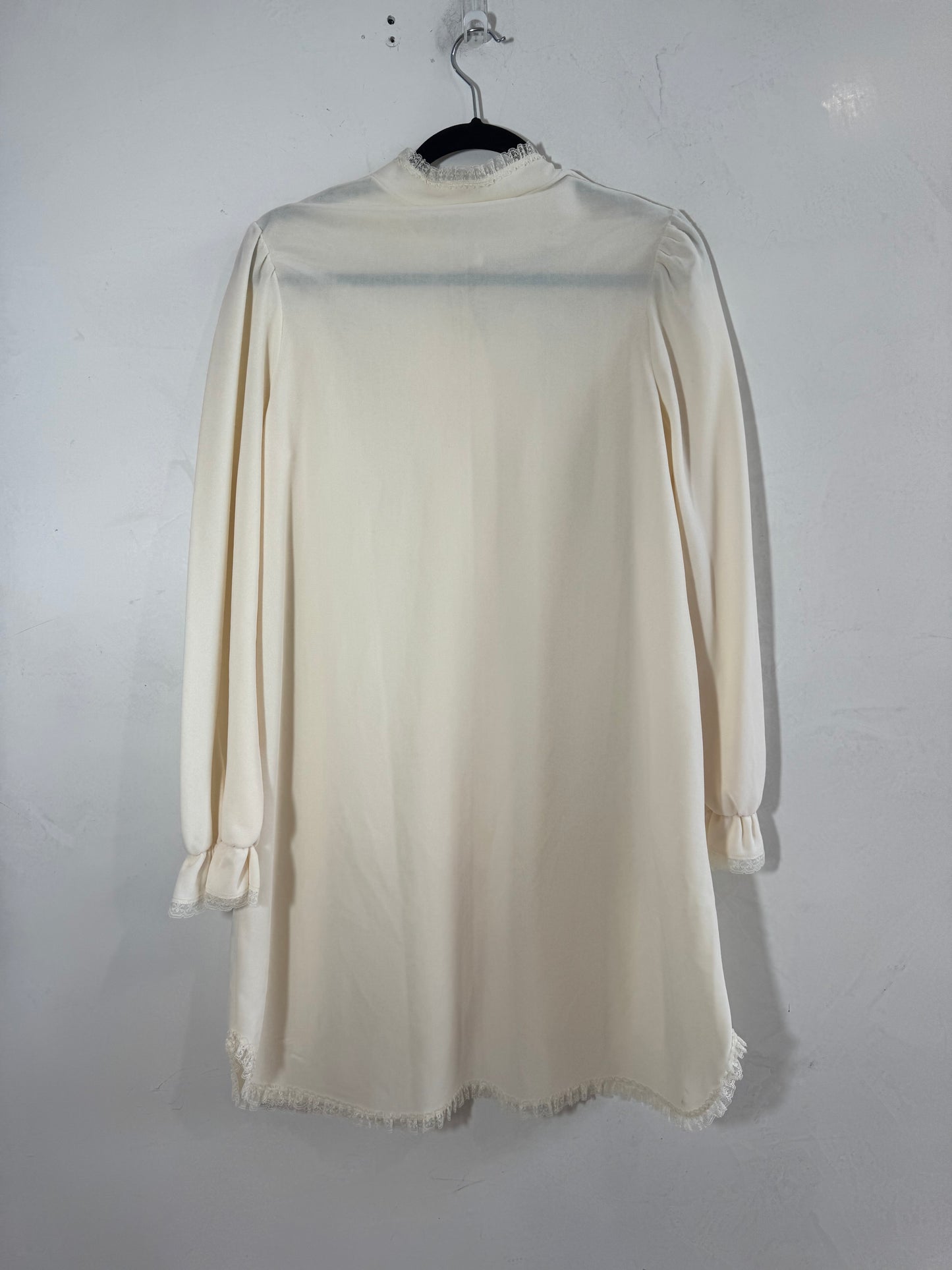 Vintage Diamond Cut beige bed Shirtdress