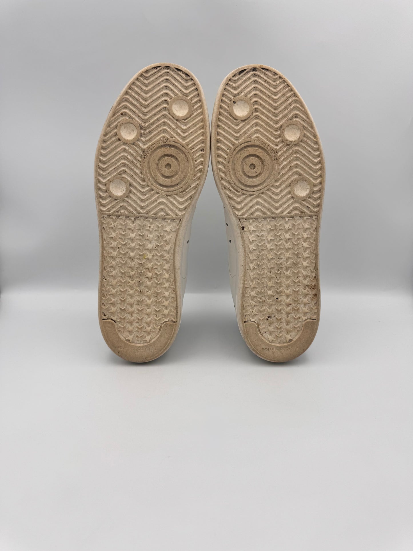 Golden Goose Silver Sneakers Size 39