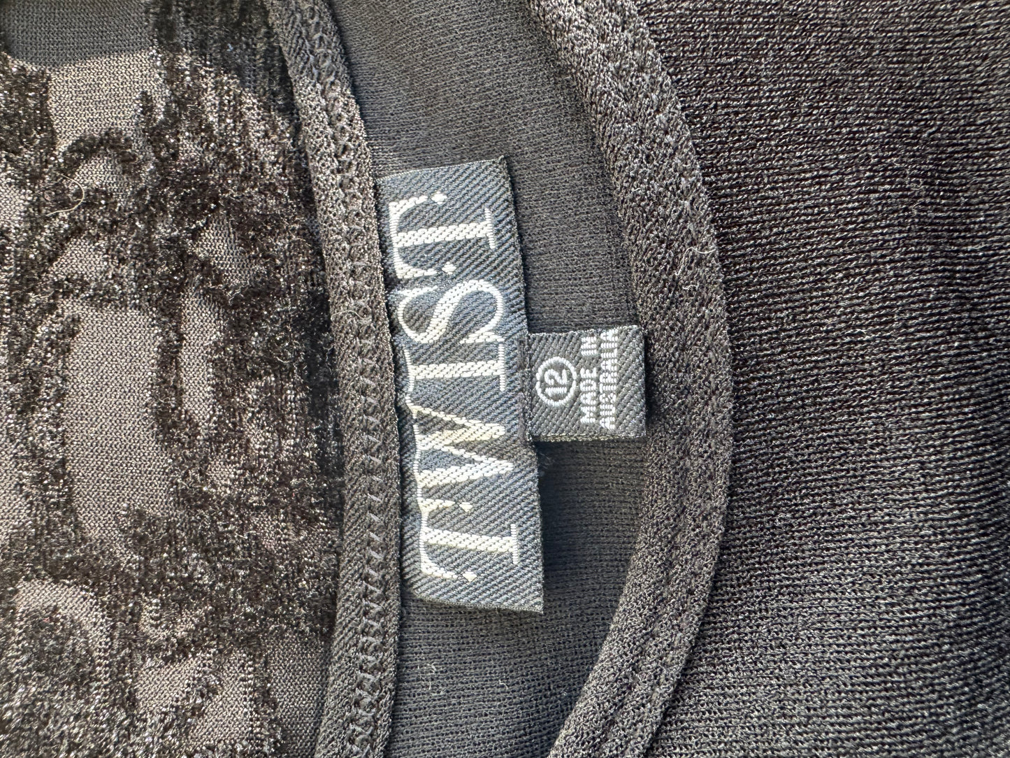 Vintage Twist little black dress - size s