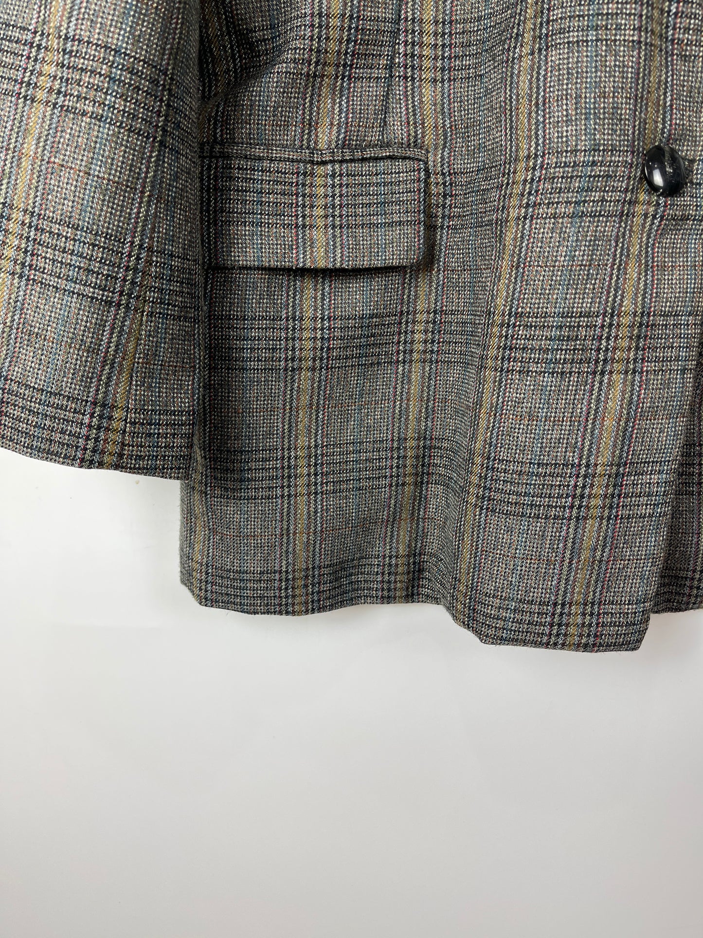 Vintage Custom Check Blazer Size M
