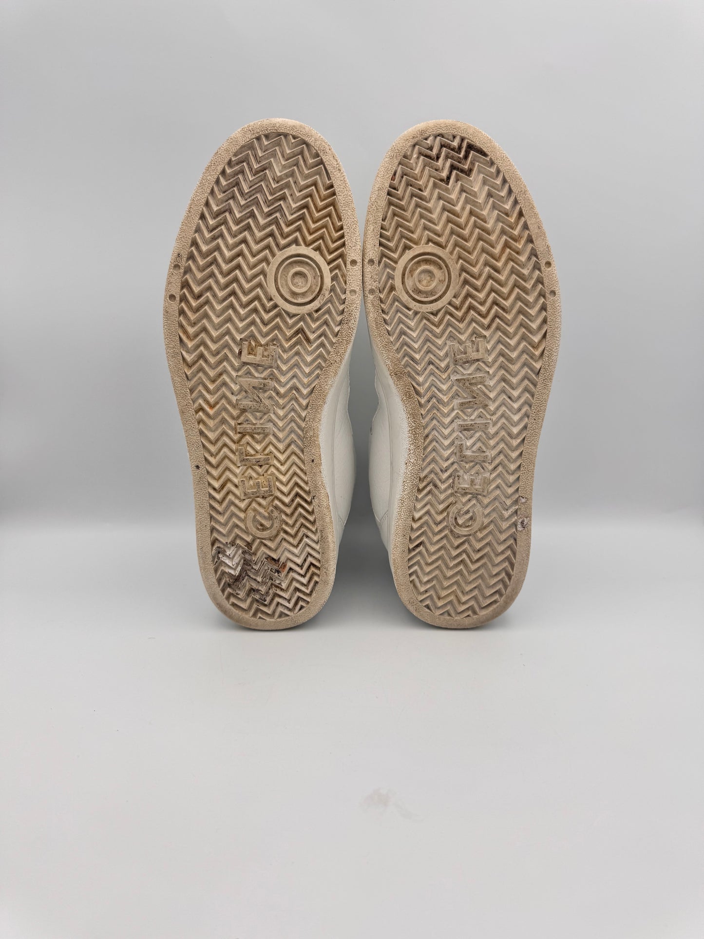 Celine White Mid Sneakers CT-02 Trainer Size 39