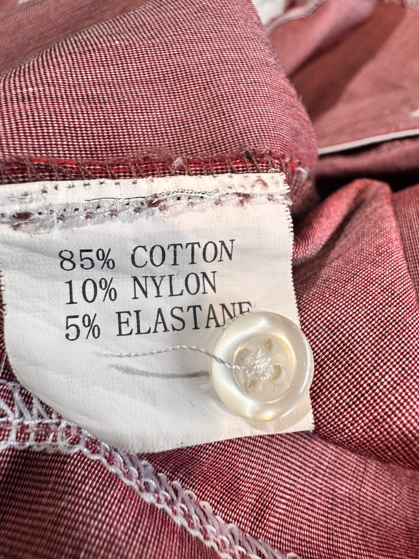 Upcycled Fuell red shirt - size S