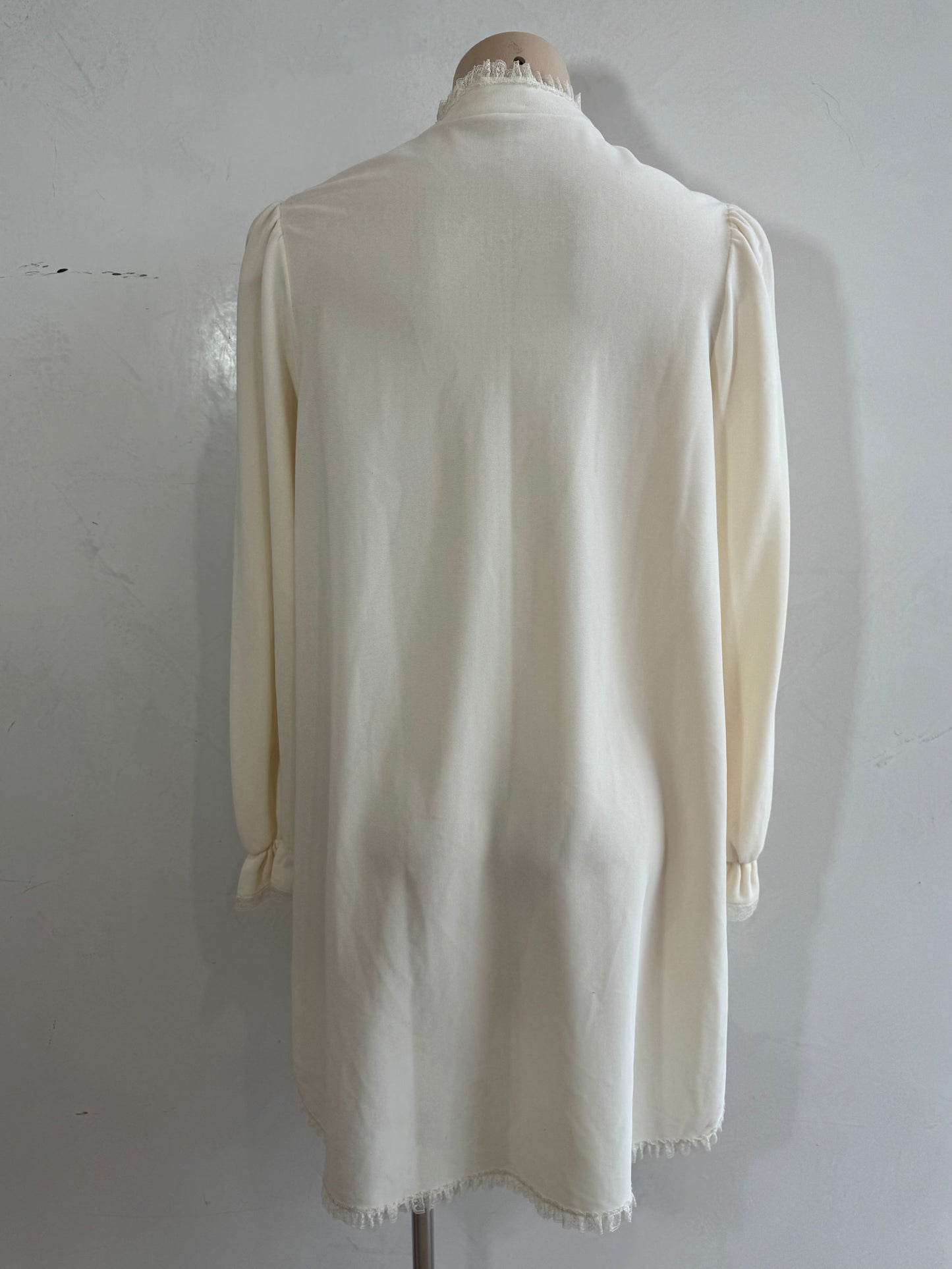 Vintage Diamond Cut beige bed Shirtdress
