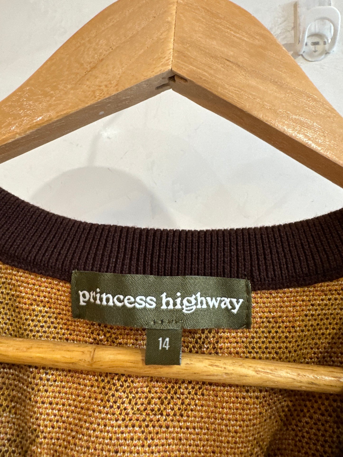 PRINCESS HIGHWAY Retro Tulip Print Vest Size 14
