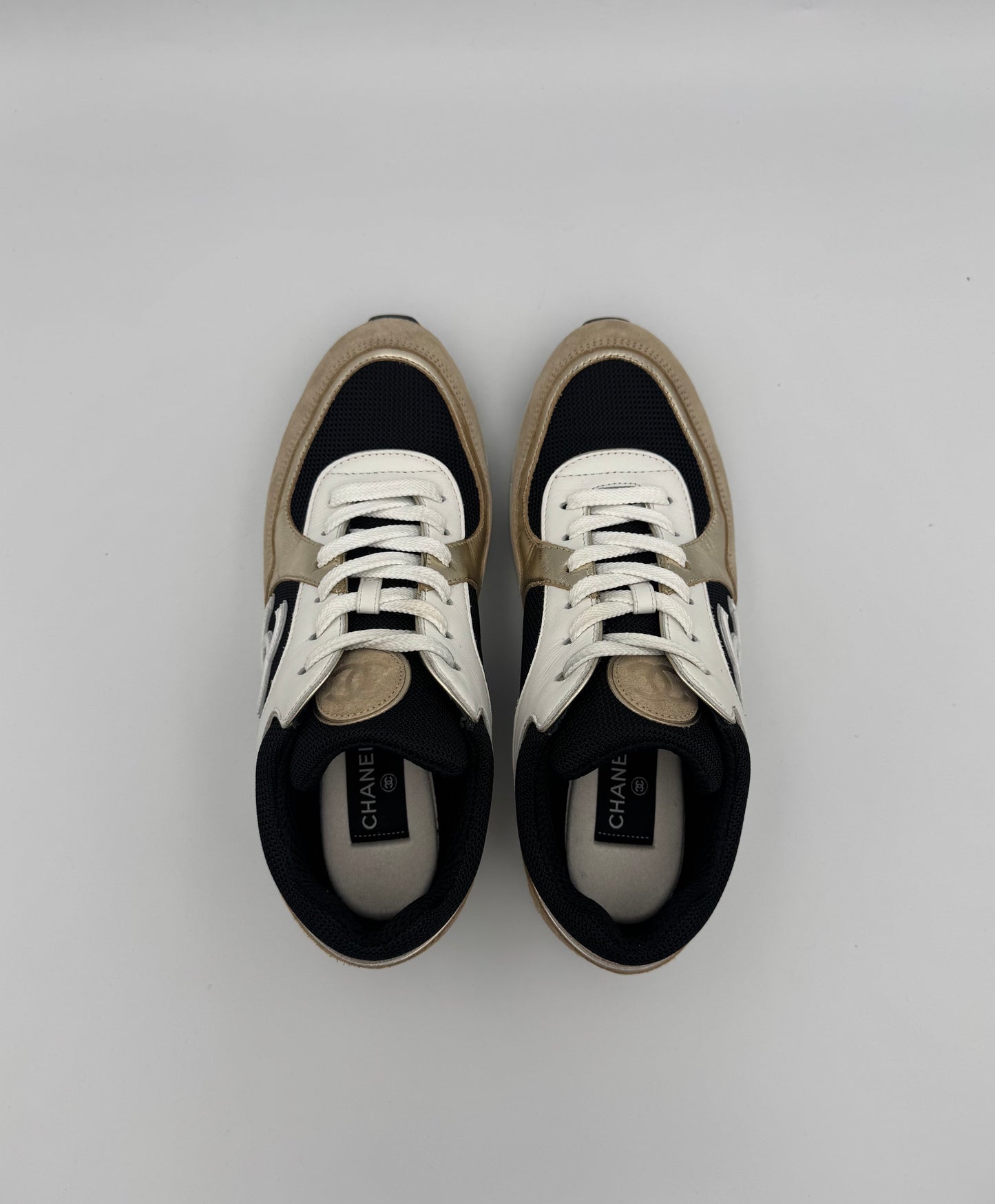 Chanel Tricolour Sneakers Size 40