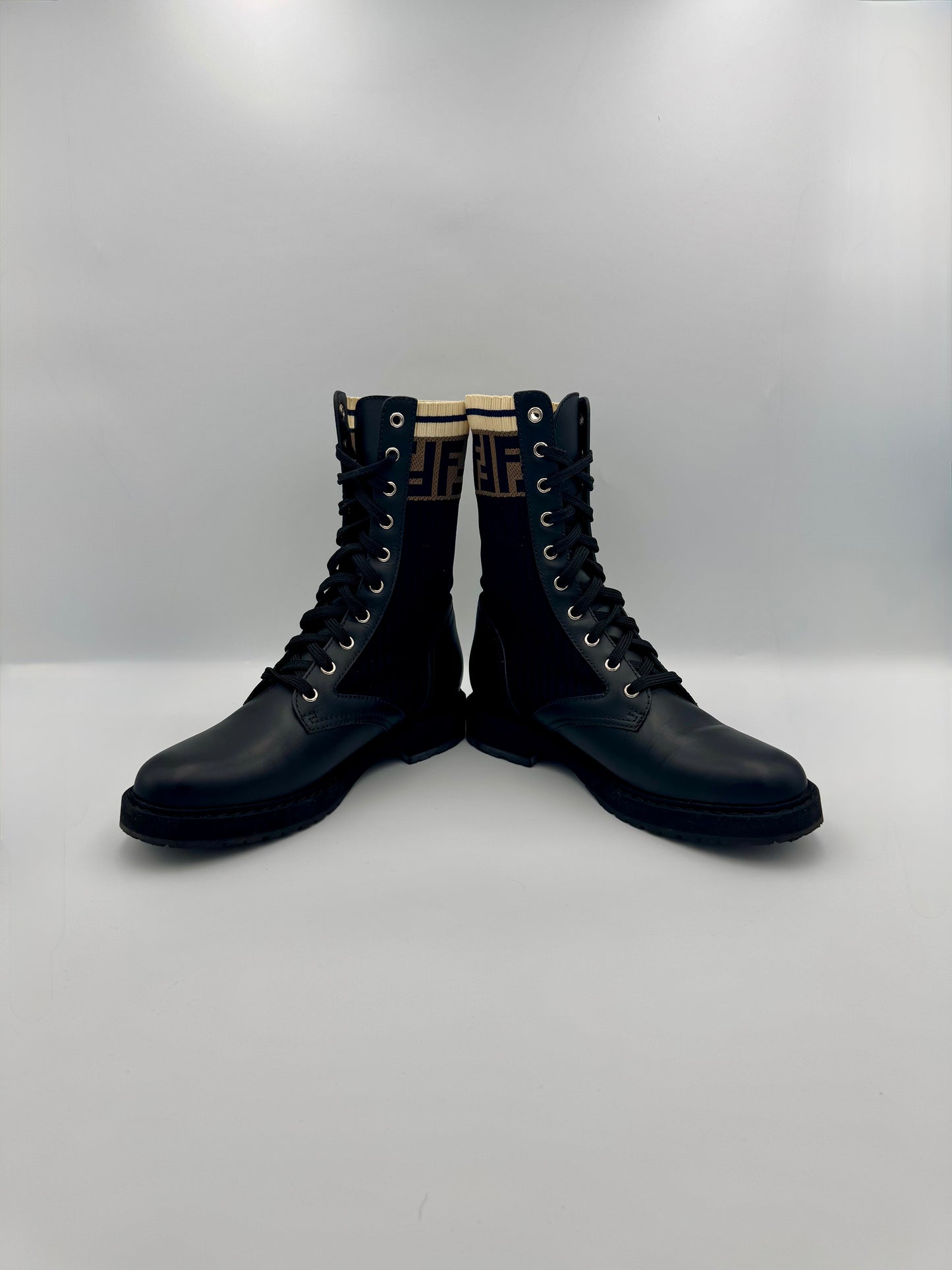 FENDI Rococo Boots Size 38