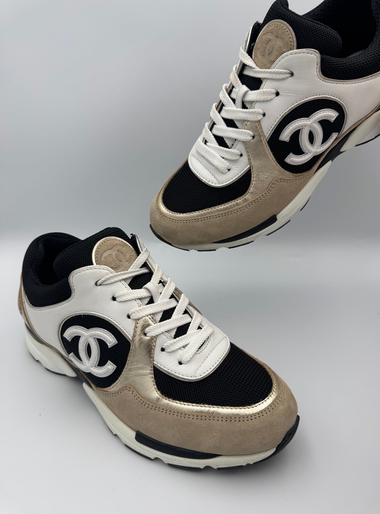 Chanel Tricolour Sneakers Size 40